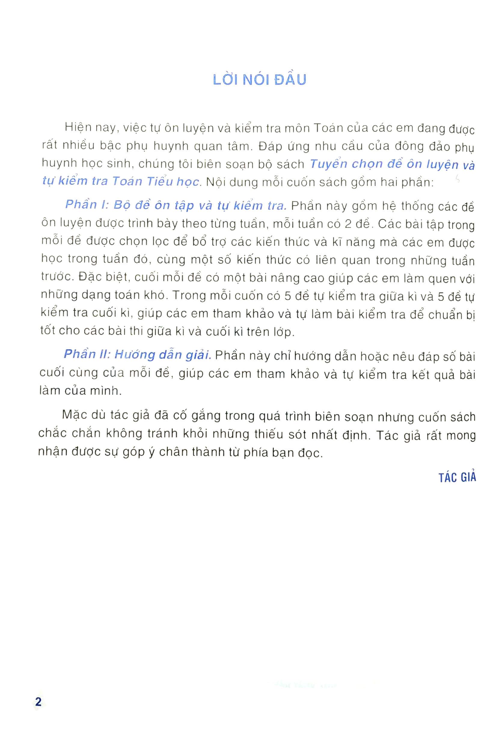 tuyển chọn đề ôn luyện và tự kiểm tra toán 2 - Ảnh 4