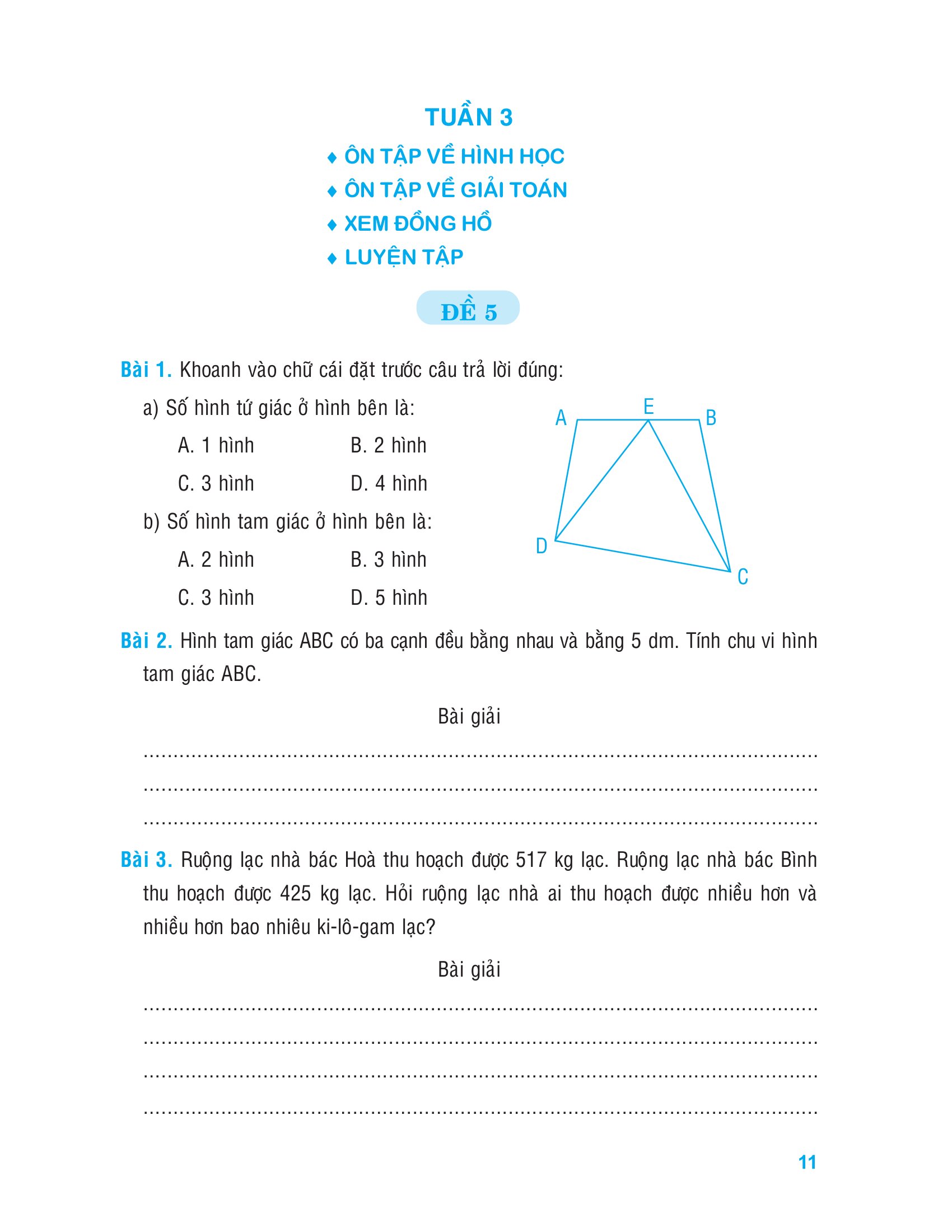 Tuyển Chọn Đề Ôn Luyện Và Tự Kiểm Tra Toán 3 (Tái Bản 2025) - Ảnh 12