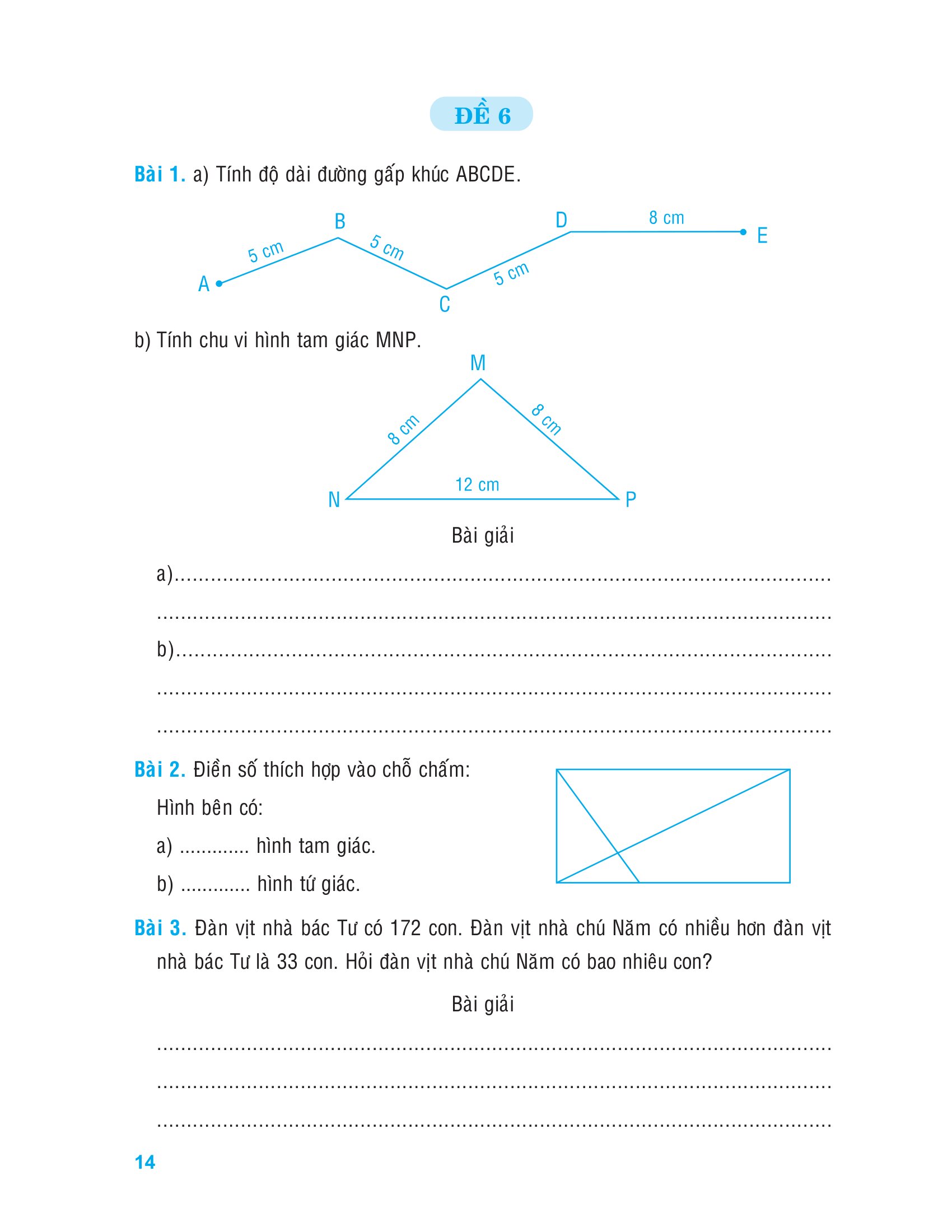 Tuyển Chọn Đề Ôn Luyện Và Tự Kiểm Tra Toán 3 (Tái Bản 2025) - Ảnh 15