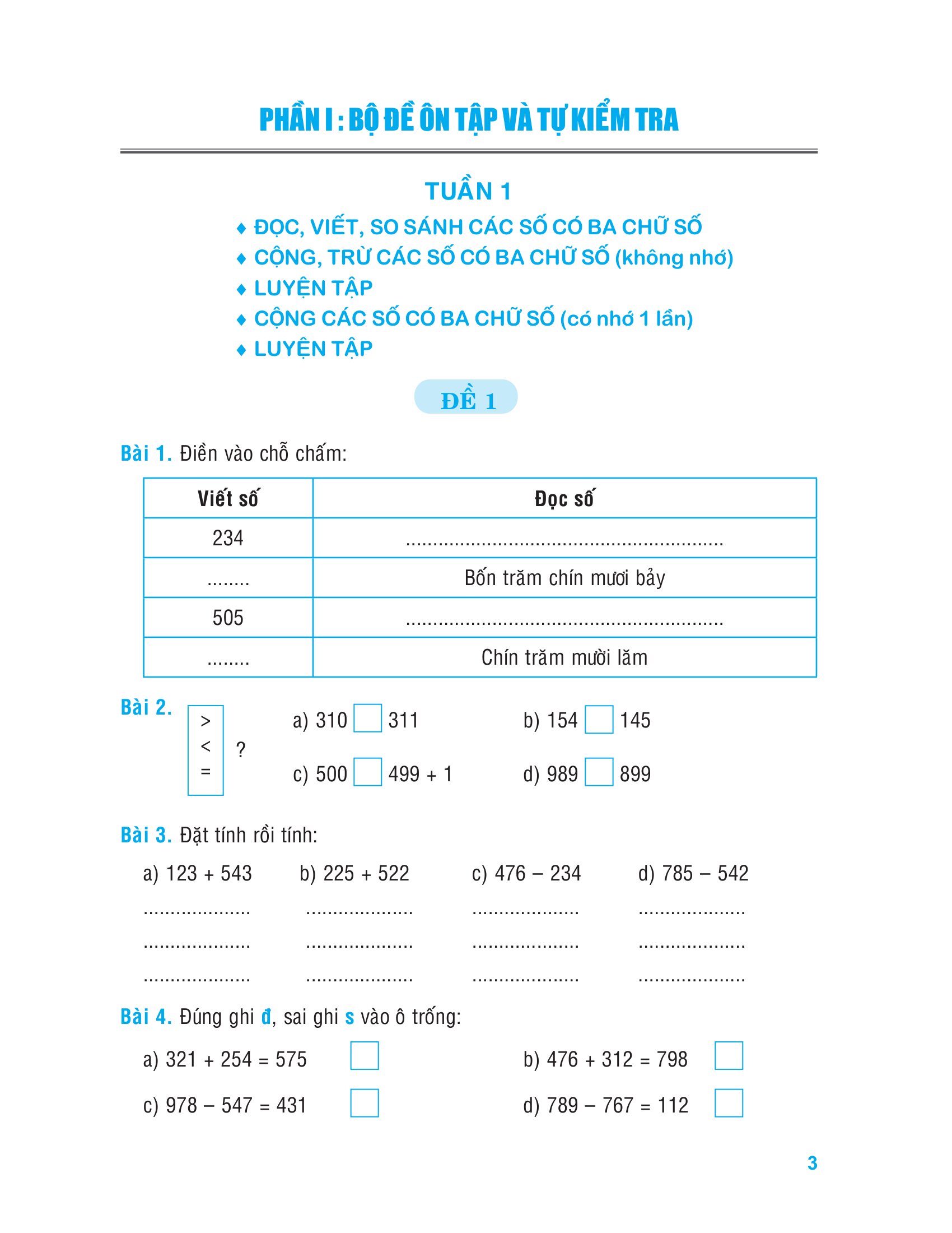 Tuyển Chọn Đề Ôn Luyện Và Tự Kiểm Tra Toán 3 (Tái Bản 2025) - Ảnh 4