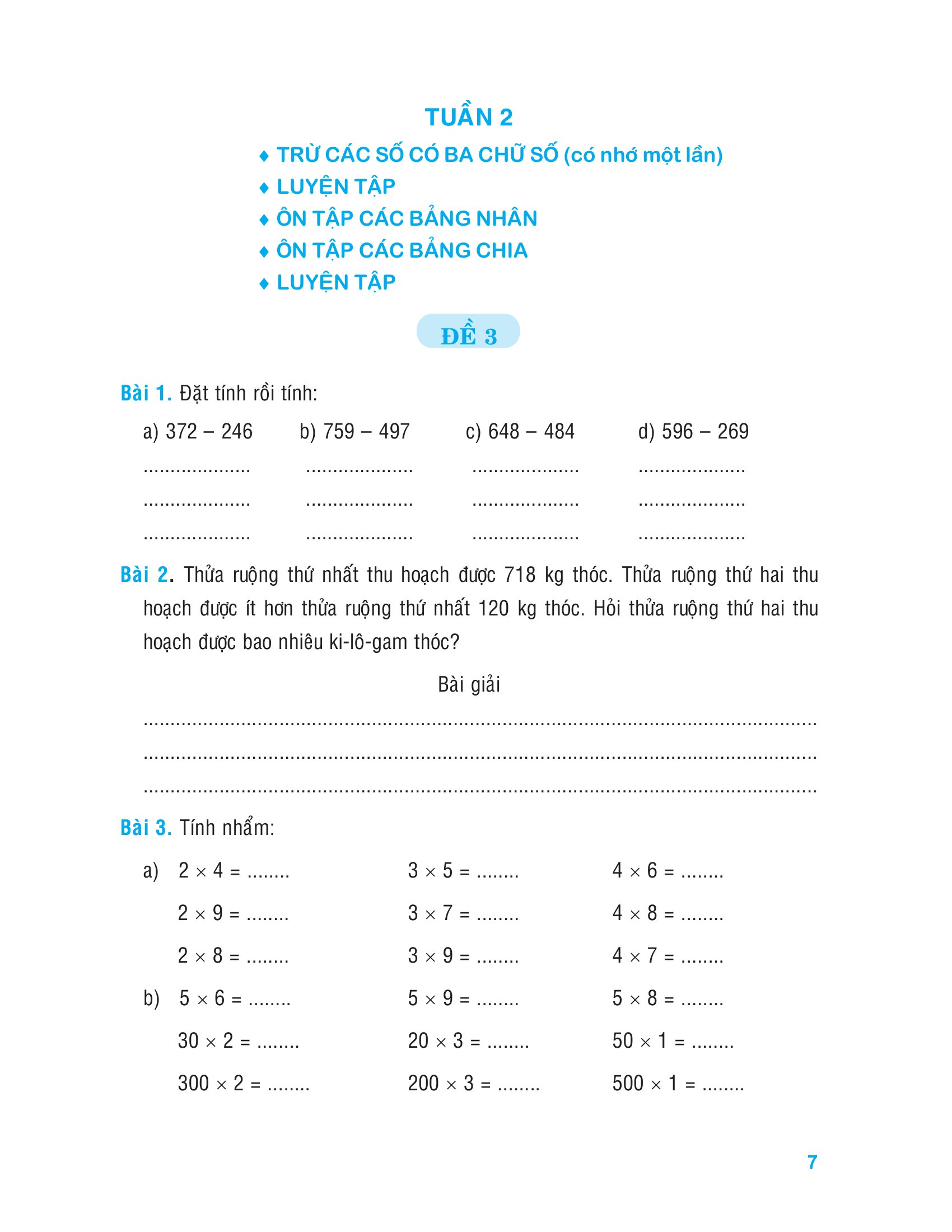 Tuyển Chọn Đề Ôn Luyện Và Tự Kiểm Tra Toán 3 (Tái Bản 2025) - Ảnh 8