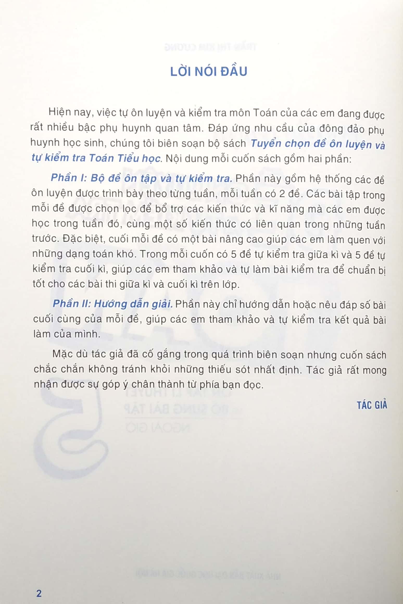 tuyển chọn đề ôn luyện và tự kiểm tra toán 5 - Ảnh 4