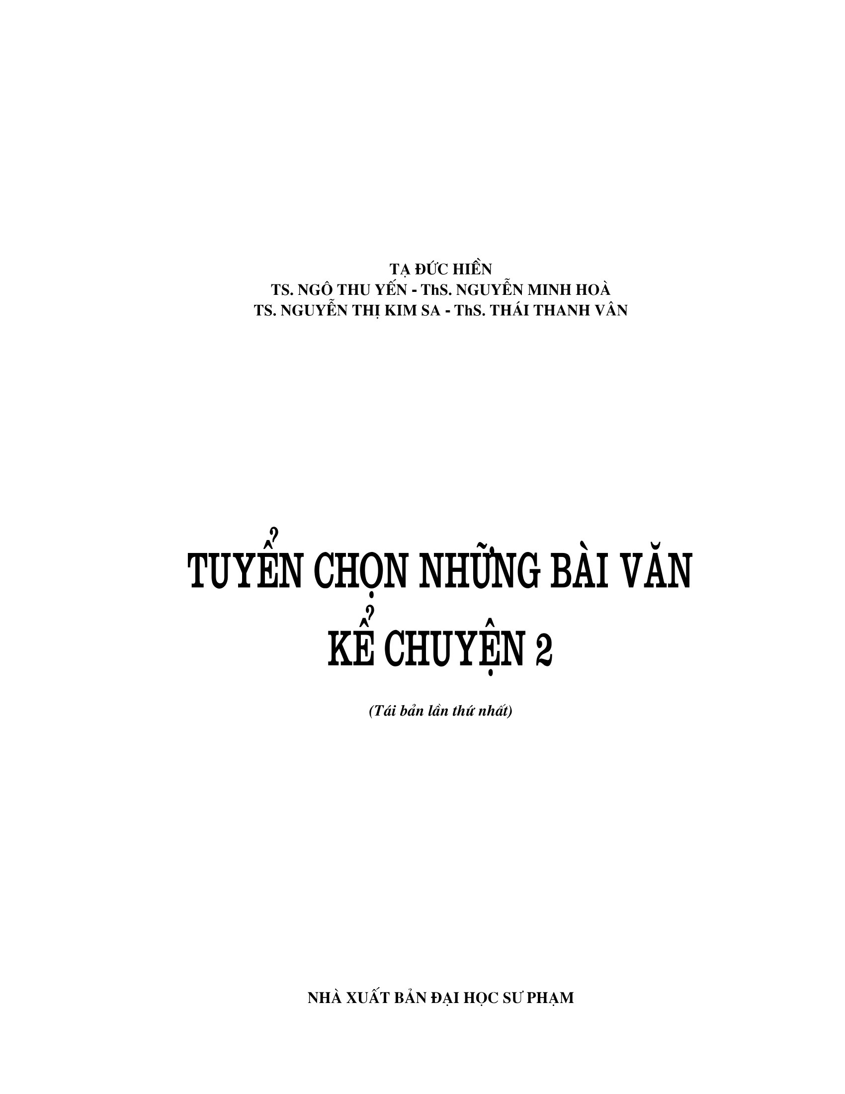 tuyển chọn những bài văn kể chuyện lớp 2 (tái bản 2023) - Ảnh 2