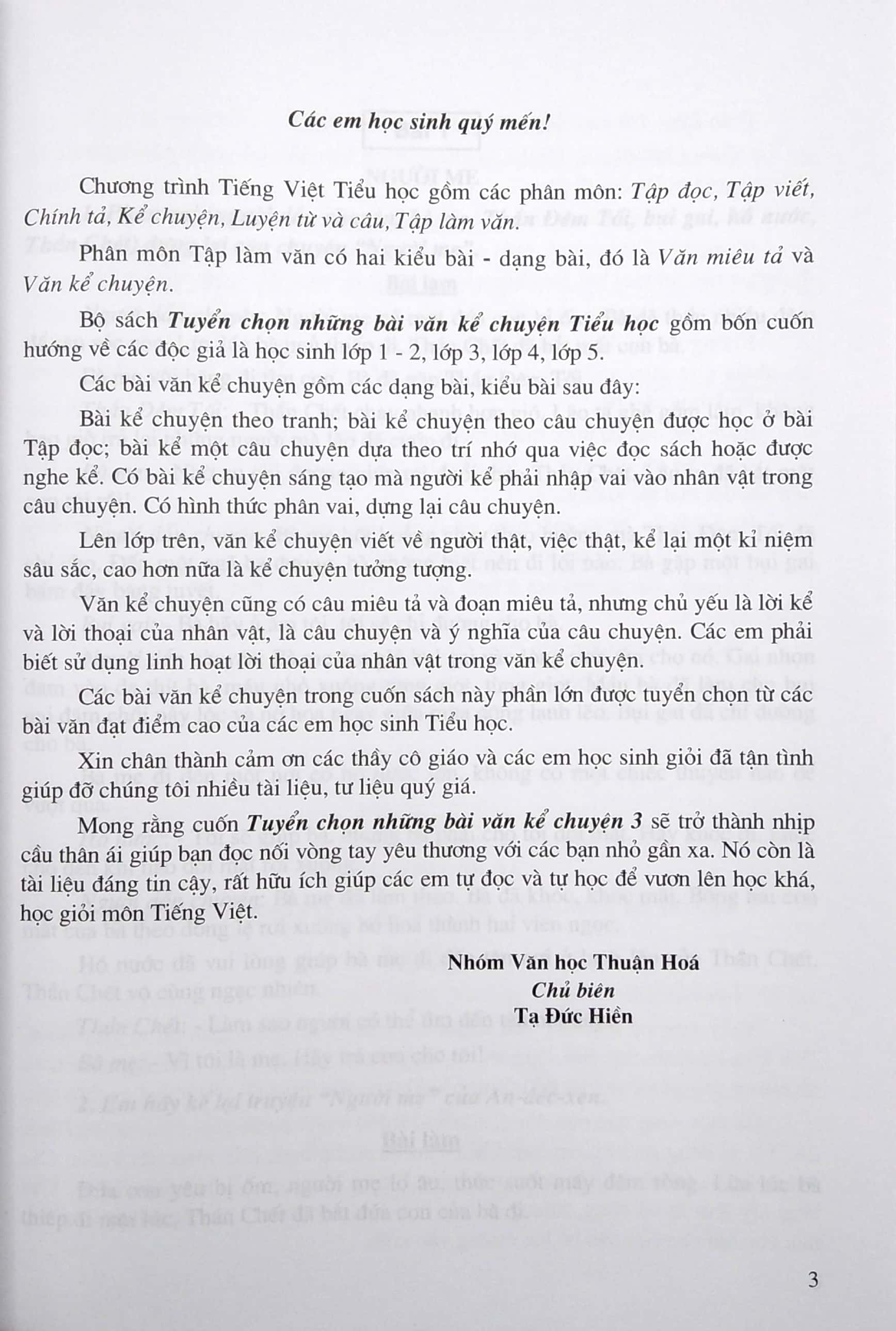 tuyển chọn những bài văn kể chuyện lớp 3 (tái bản) - Ảnh 4