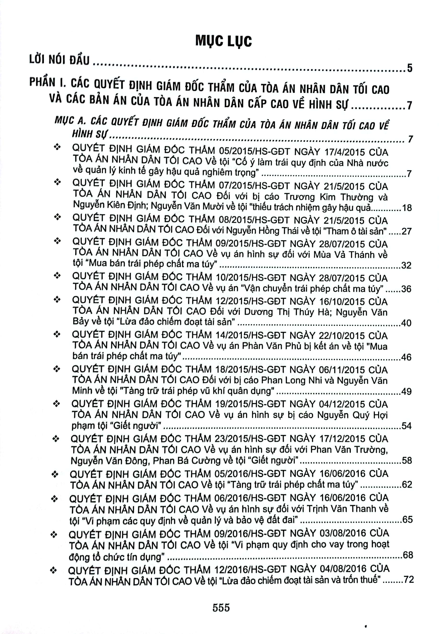 tuyển chọn quyết định giám đốc thẩm và bản án của tòa án nhân dân tối cao và tòa án nhân dân cấp cao về hình sự, dân sự, hành chính, lao động từ năm 2015-2020 - Ảnh 3