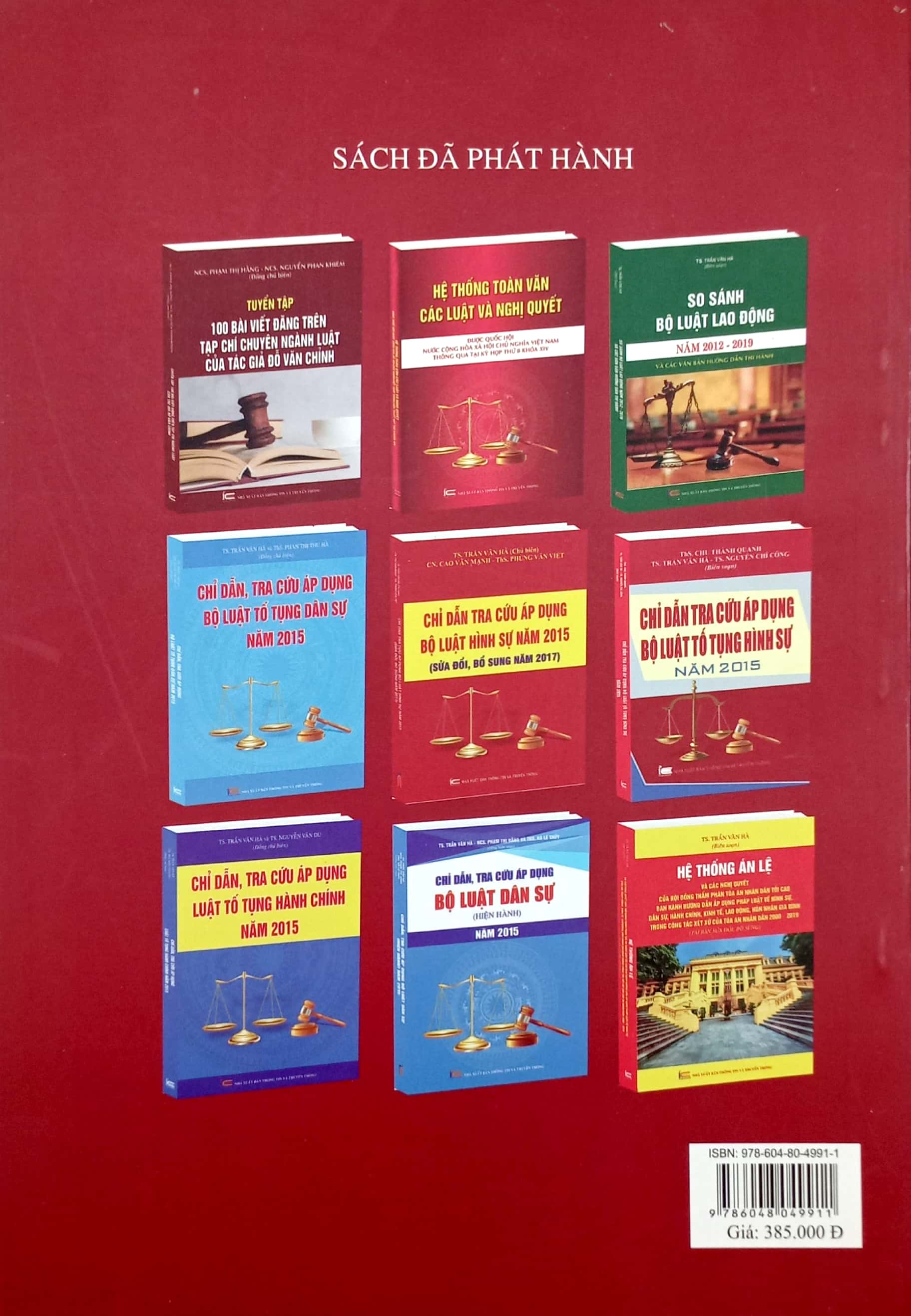 tuyển chọn quyết định giám đốc thẩm và bản án của tòa án nhân dân tối cao và tòa án nhân dân cấp cao về hình sự, dân sự, hành chính, lao động từ năm 2015-2020 - Ảnh 6