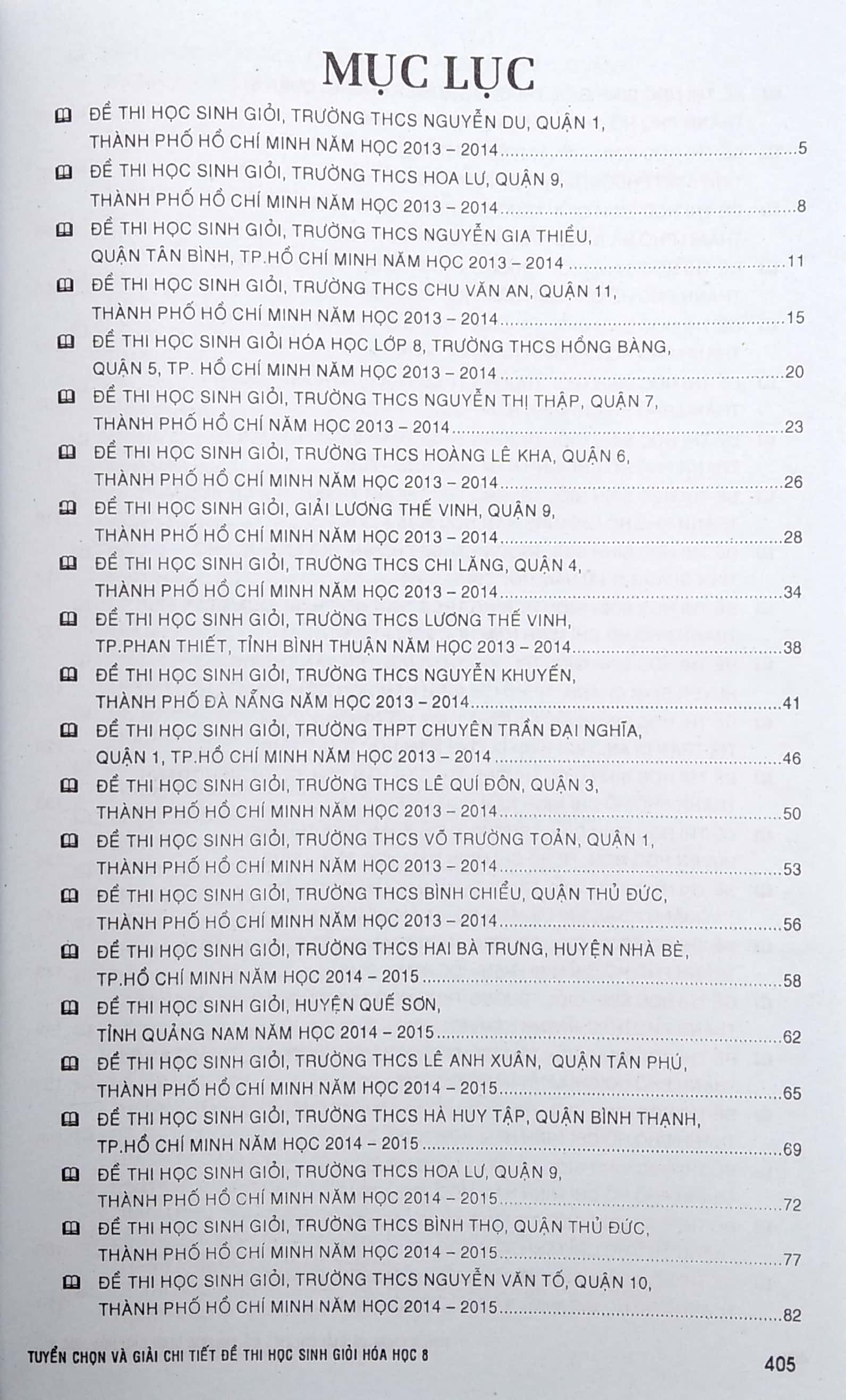 tuyển chọn và giải chi tiết đề thi học sinh giỏi môn hóa học 8 - Ảnh 3