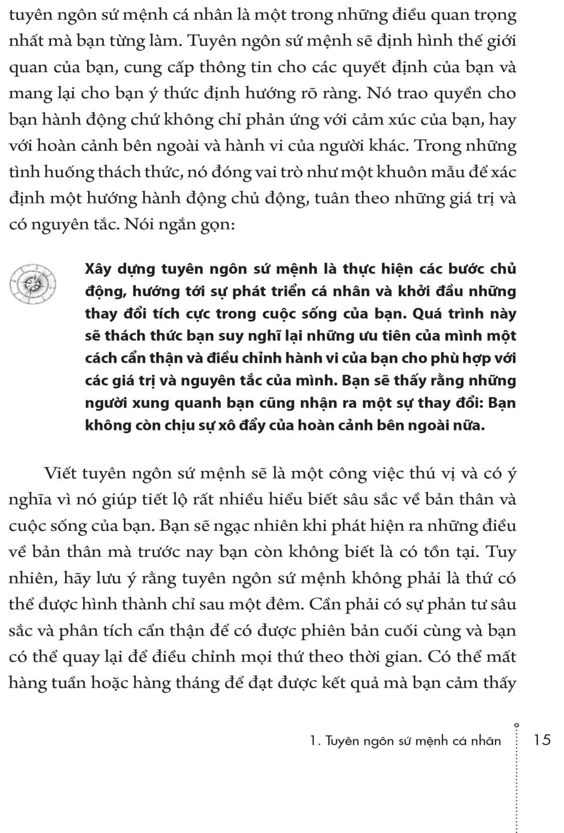 tuyên ngôn sứ mệnh cuộc đời - hành trình tìm mục đích, chọn mục tiêu và đạt được ước mơ - Ảnh 14