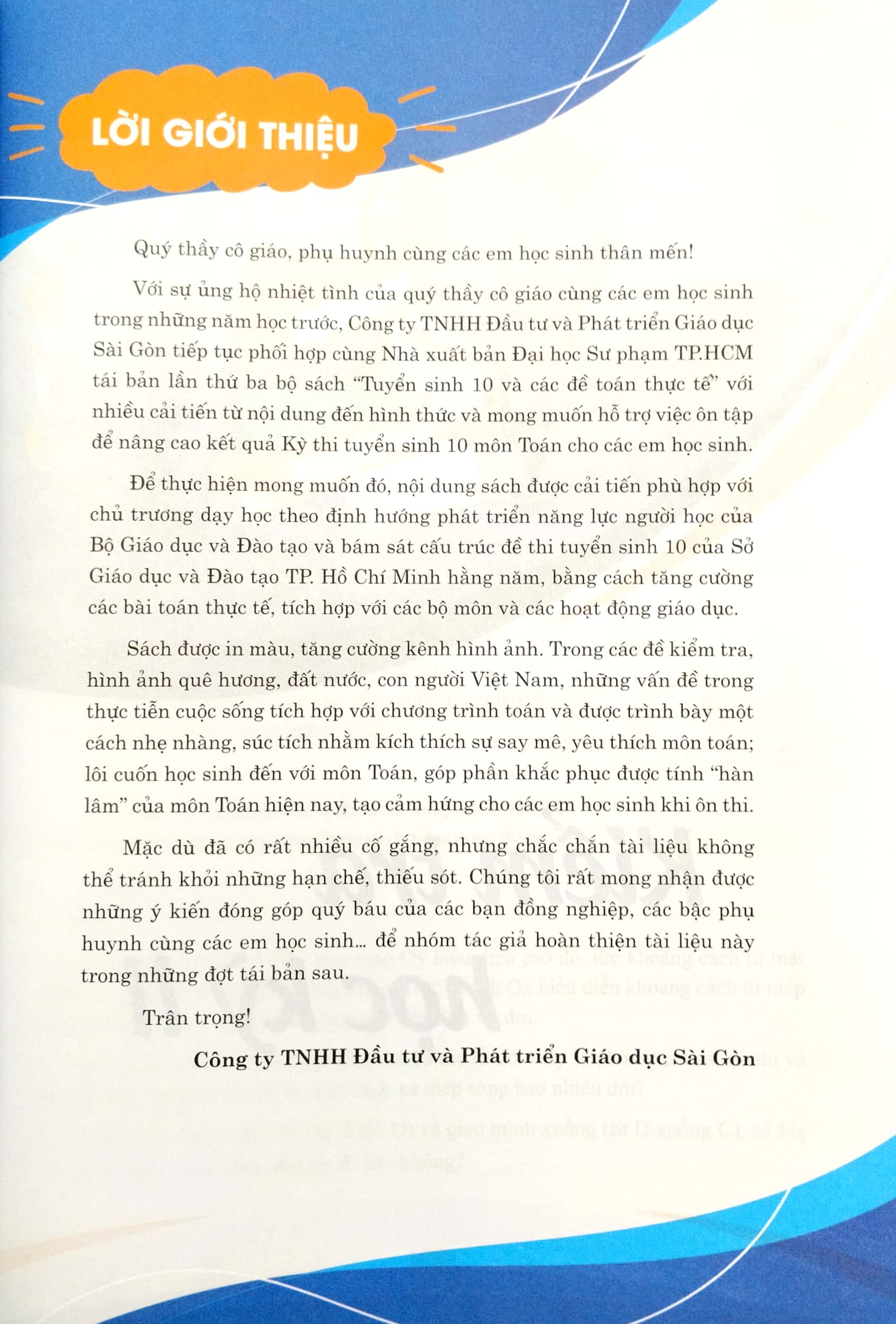 tuyển sinh lớp 10 và các đề toán thực tế (tái bản 2023) - Ảnh 4