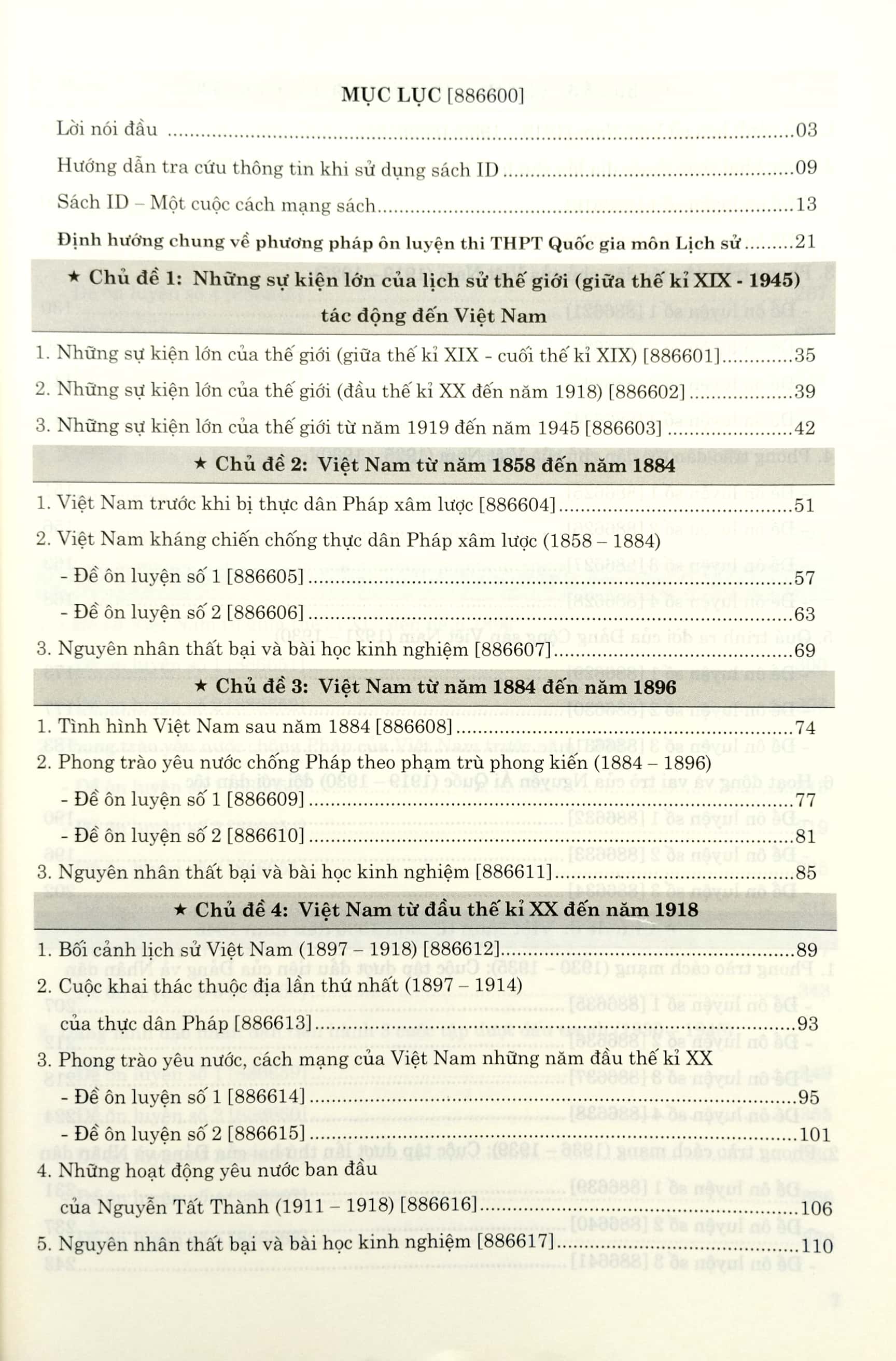 Tuyển Tập 10000 Câu Hỏi Trắc Nghiệm Ôn Luyện Thi THPT Quốc Gia Môn Lịch Sử - Tập 2: Lịch Sử Việt Nam 1858 - 1945 (3500 Câu Hỏi) - Ảnh 4