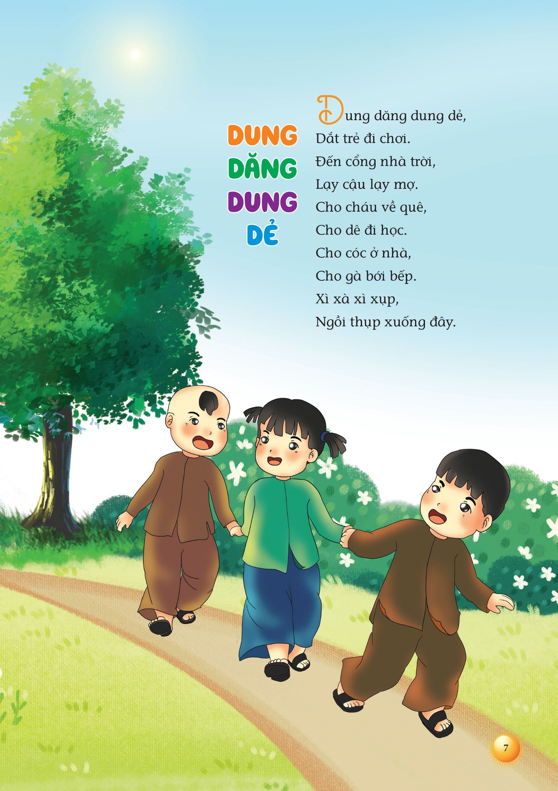 tuyển tập ca dao - đồng dao - câu đố - ngụ ngôn (dành cho bé tập nói, tập đọc) - Ảnh 4