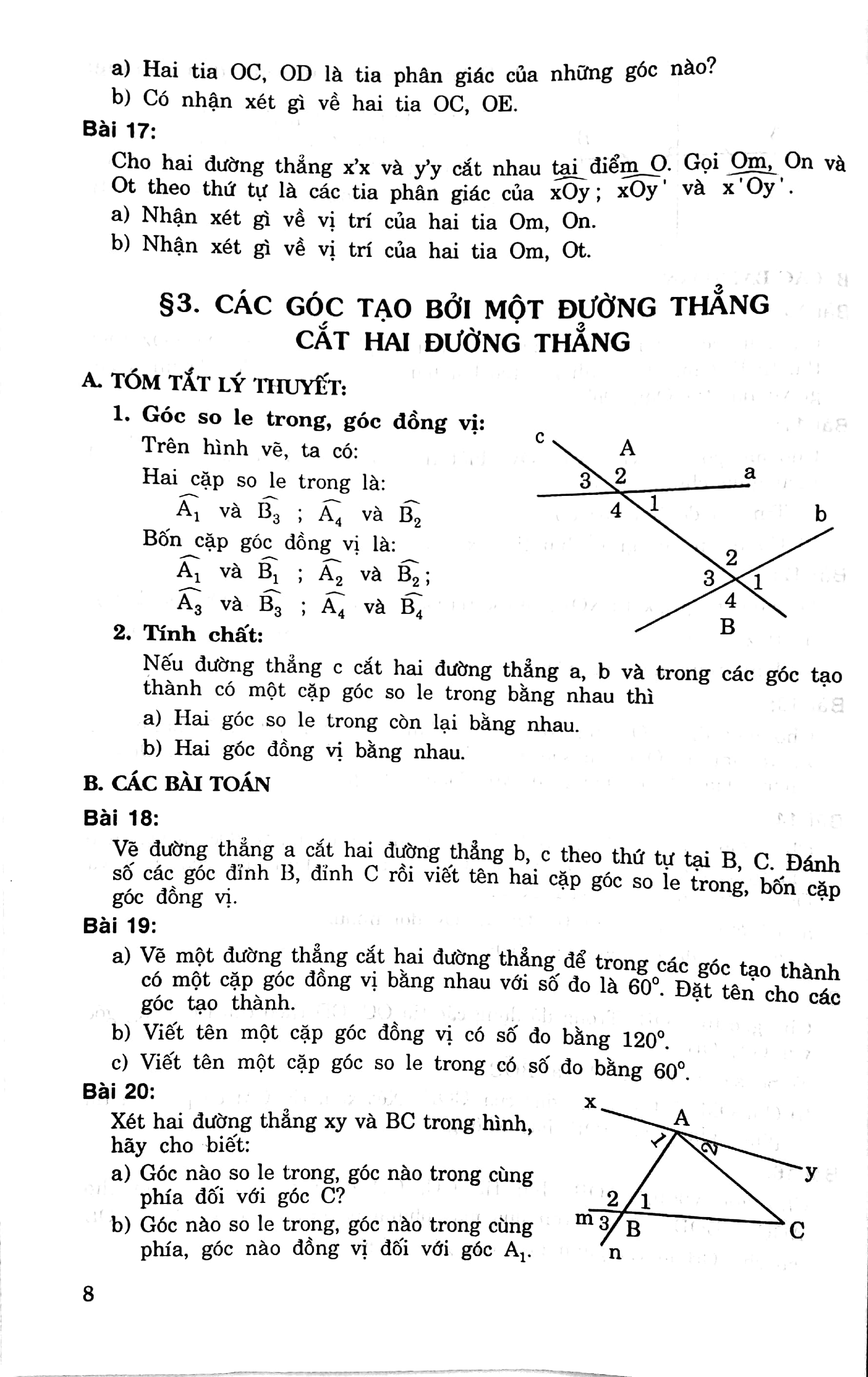 tuyển tập các bài toán hay và khó hình học 7 (2020) - Ảnh 8