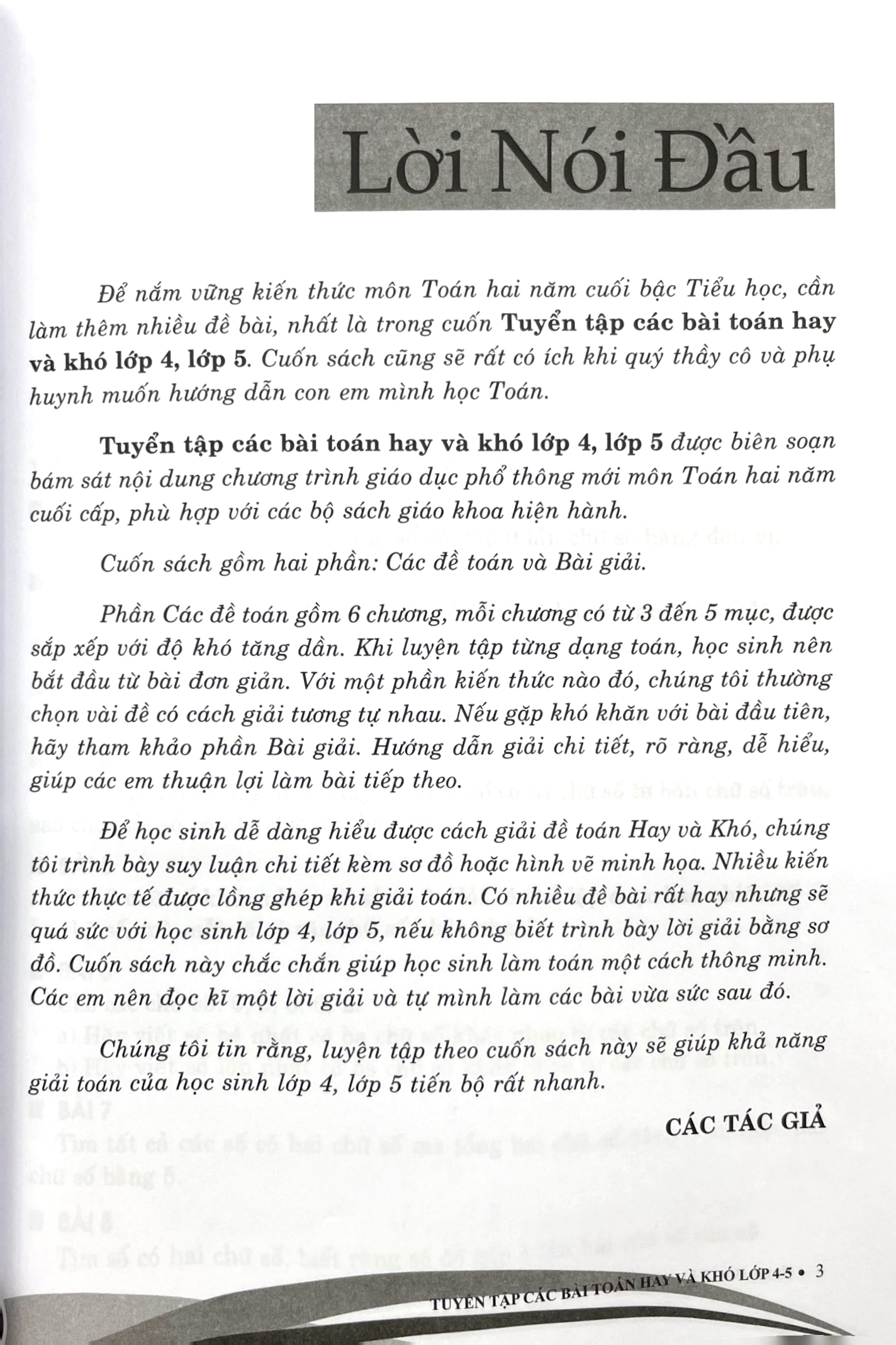tuyển tập các bài toán hay và khó lớp 4-5 (theo chương trình giáo dục phổ thông mới) - Ảnh 3