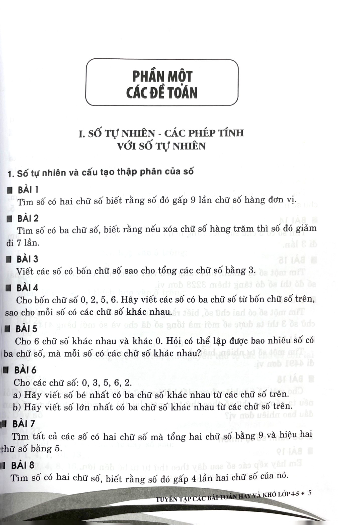 tuyển tập các bài toán hay và khó lớp 4-5 (theo chương trình giáo dục phổ thông mới) - Ảnh 4