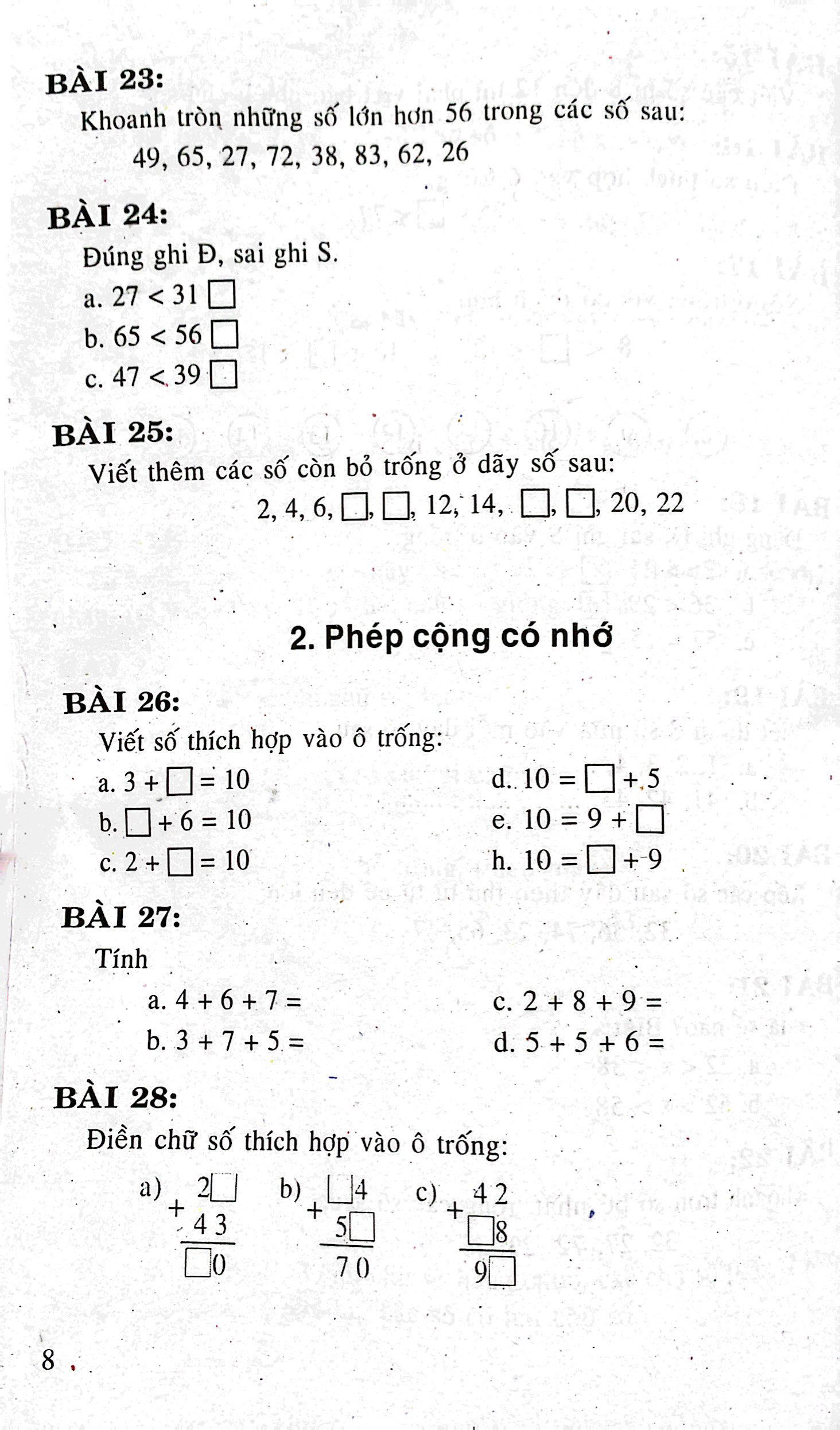 tuyển tập các bài toán thông minh lớp 2 (theo chương trình giáo dục phổ thông mới) - Ảnh 7