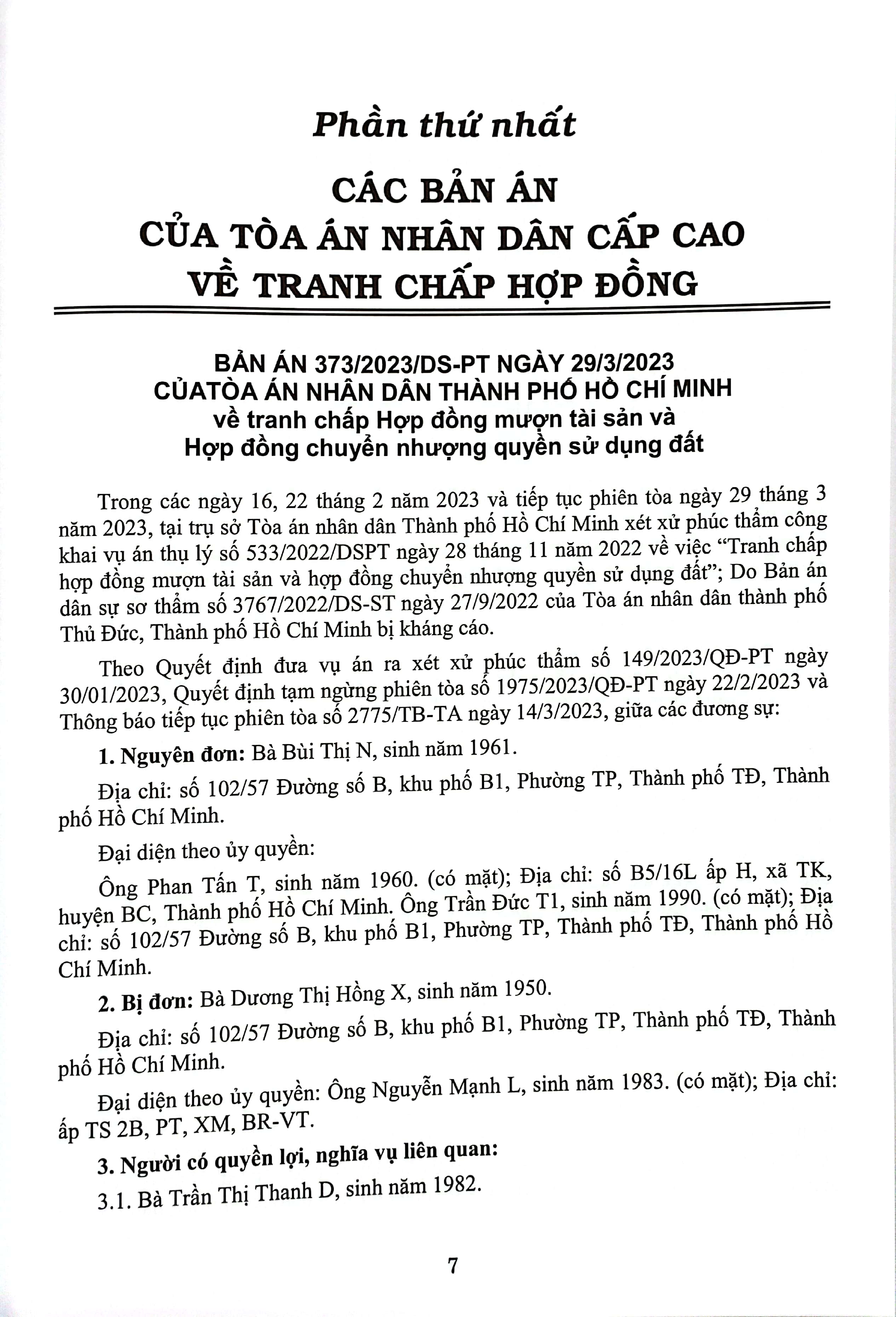 tuyển tập các bản án của tòa án nhân dân cấp cao về dân sự và tố tụng dân sự (dành cho thẩm phán, thẩm tra viên, hội thẩm, kiểm sát viên, luật sư và các học viên tư pháp) - Ảnh 5