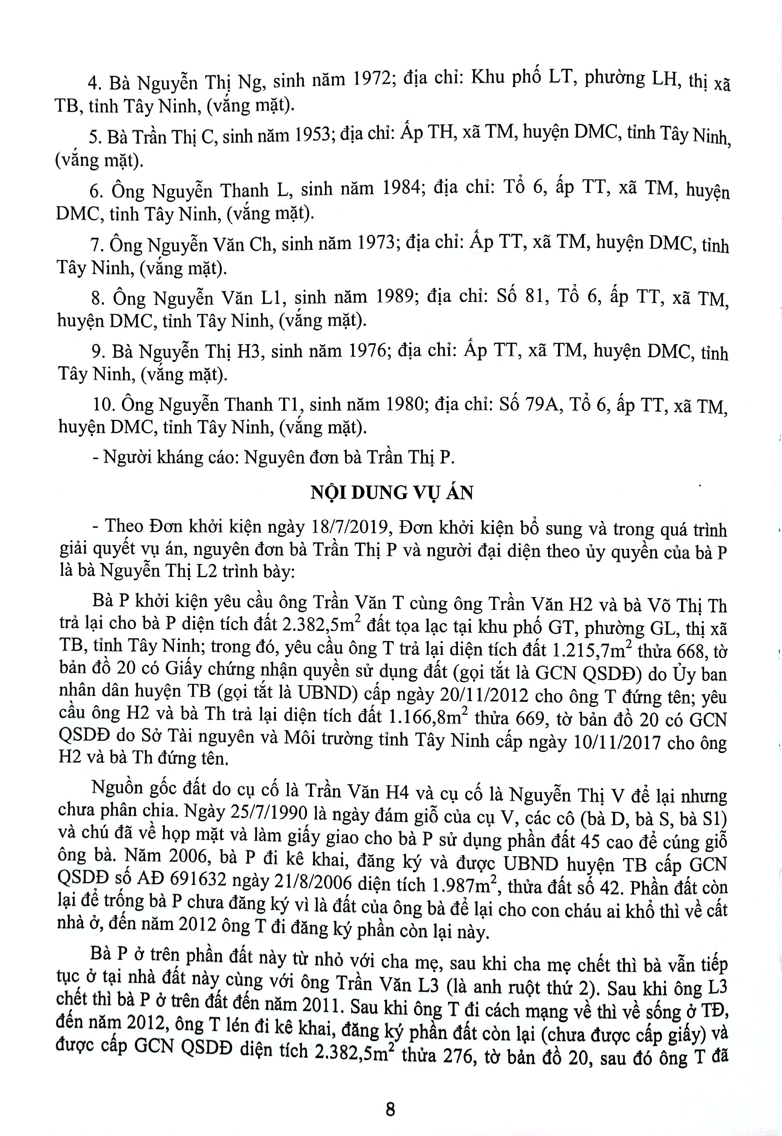 tuyển tập các bản án của tòa án nhân dân cấp cao về quyền sử dụng đất và tài sản gắn liền với đất (dành cho thẩm phán, thẩm tra viên, hội thẩm, kiểm sát viên, luật sư và các học viên tư pháp) - Ảnh 6