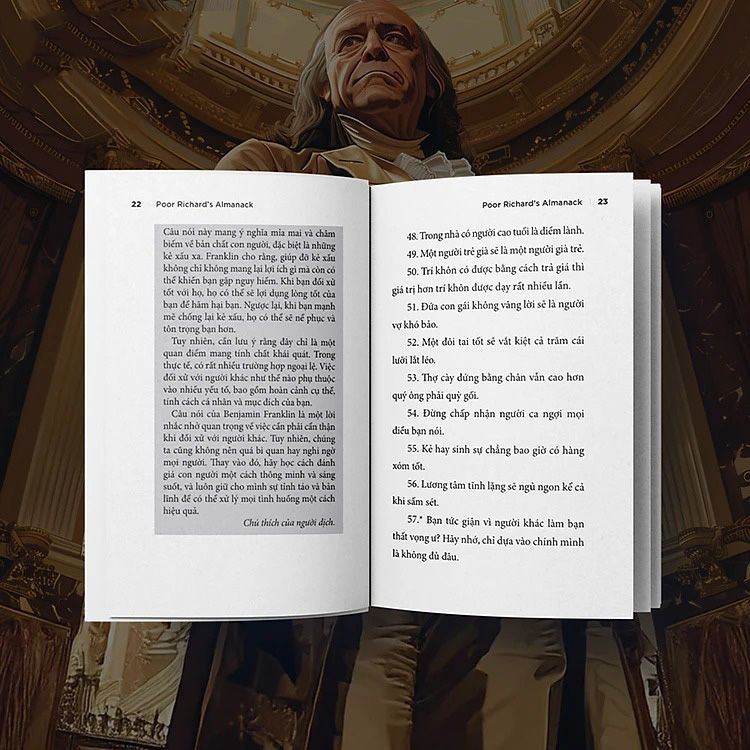 tuyển tập các câu châm ngôn và thành ngữ, và một bản phác họa ngắn về cuộc đời của benjamin franklin - poor richard's almanack - Ảnh 4