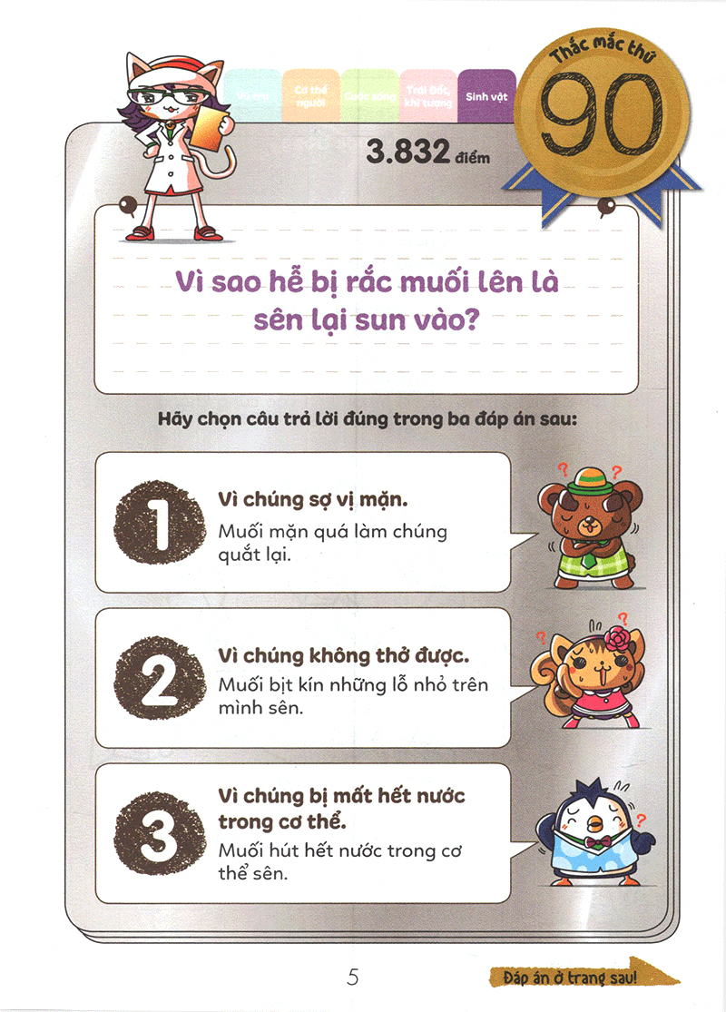 tuyển tập câu hỏi của học sinh tiểu học - về khoa học (tái bản 2019) - Ảnh 5