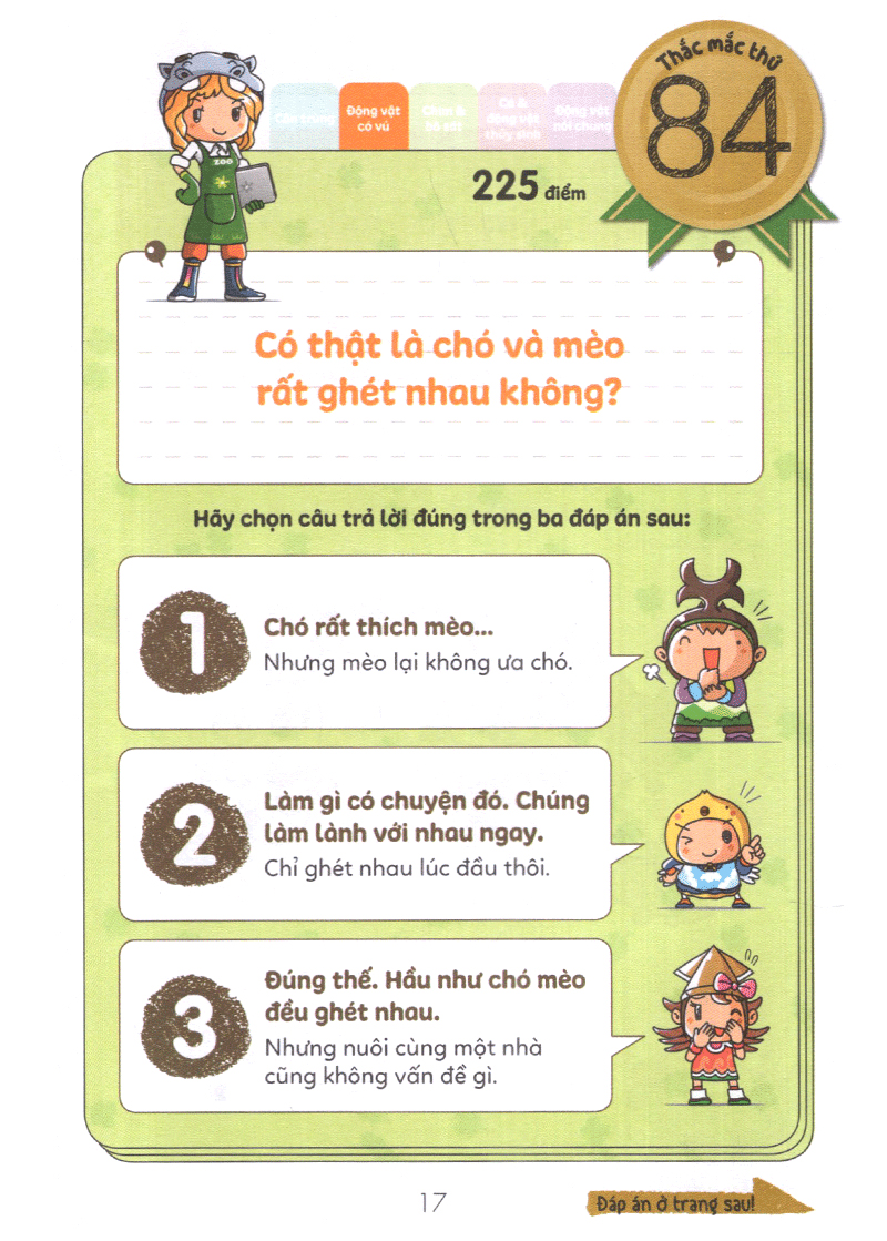 tuyển tập câu hỏi của học sinh tiểu học - về sinh vật (tái bản 2019) - Ảnh 15