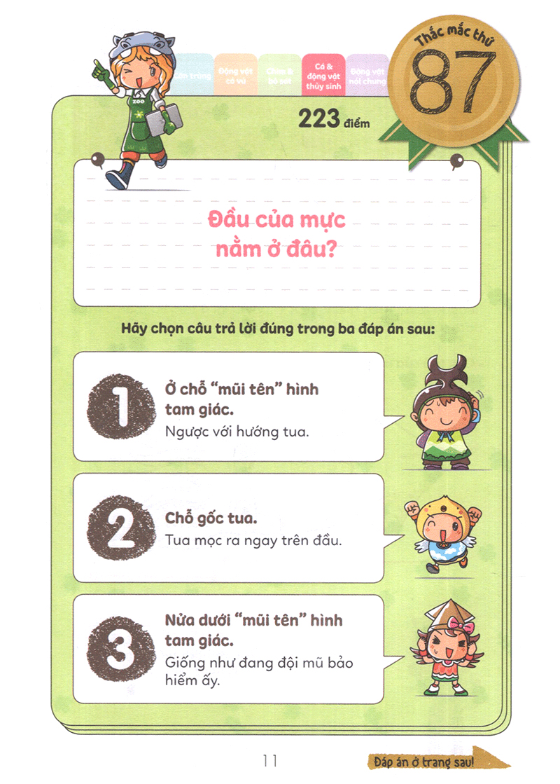 tuyển tập câu hỏi của học sinh tiểu học - về sinh vật (tái bản 2019) - Ảnh 9