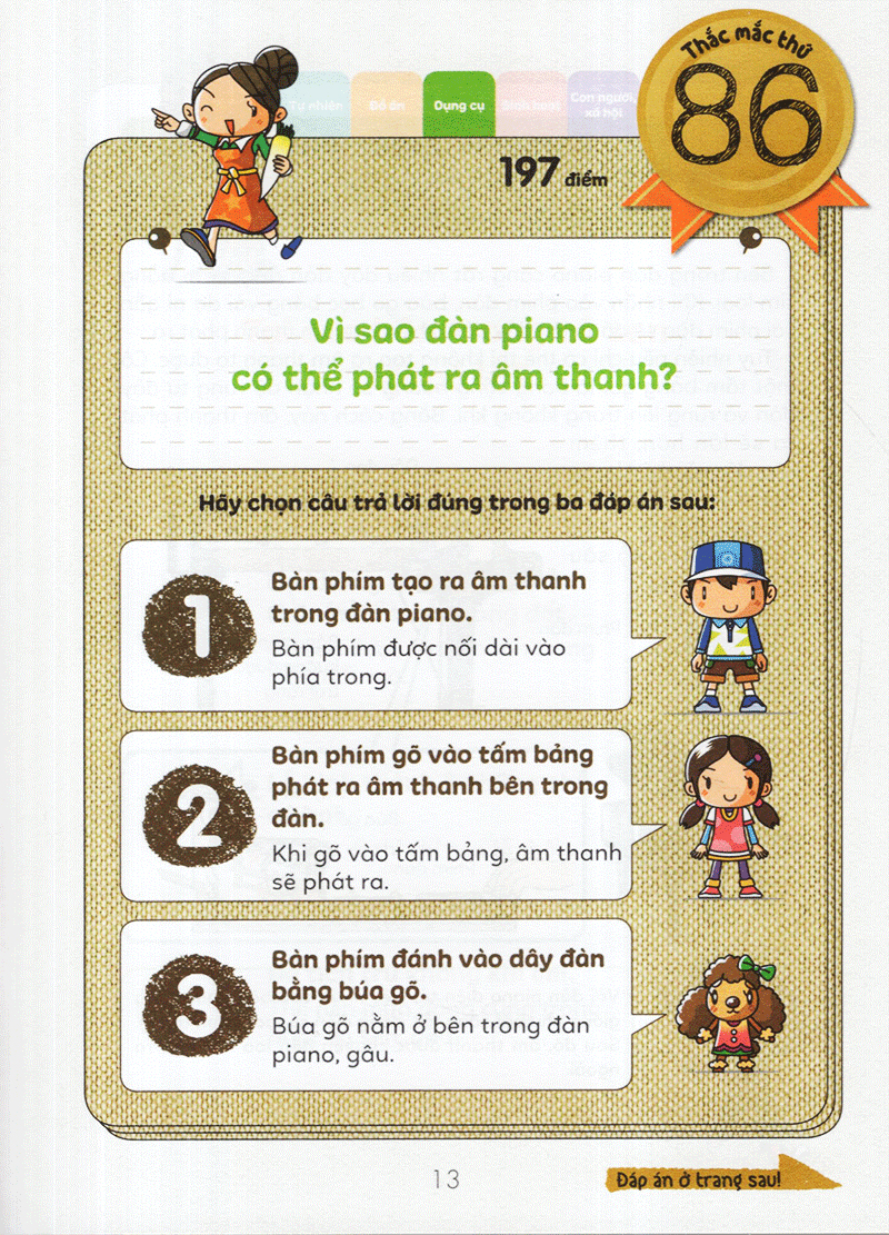 tuyển tập câu hỏi của học sinh tiểu học - về sự vật xung quanh (tái bản 2019) - Ảnh 11