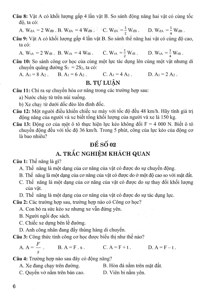 Tuyển Tập Đề Kiểm Tra Định Kỳ Khoa Học Tự Nhiên Lớp 9 - Ảnh 6