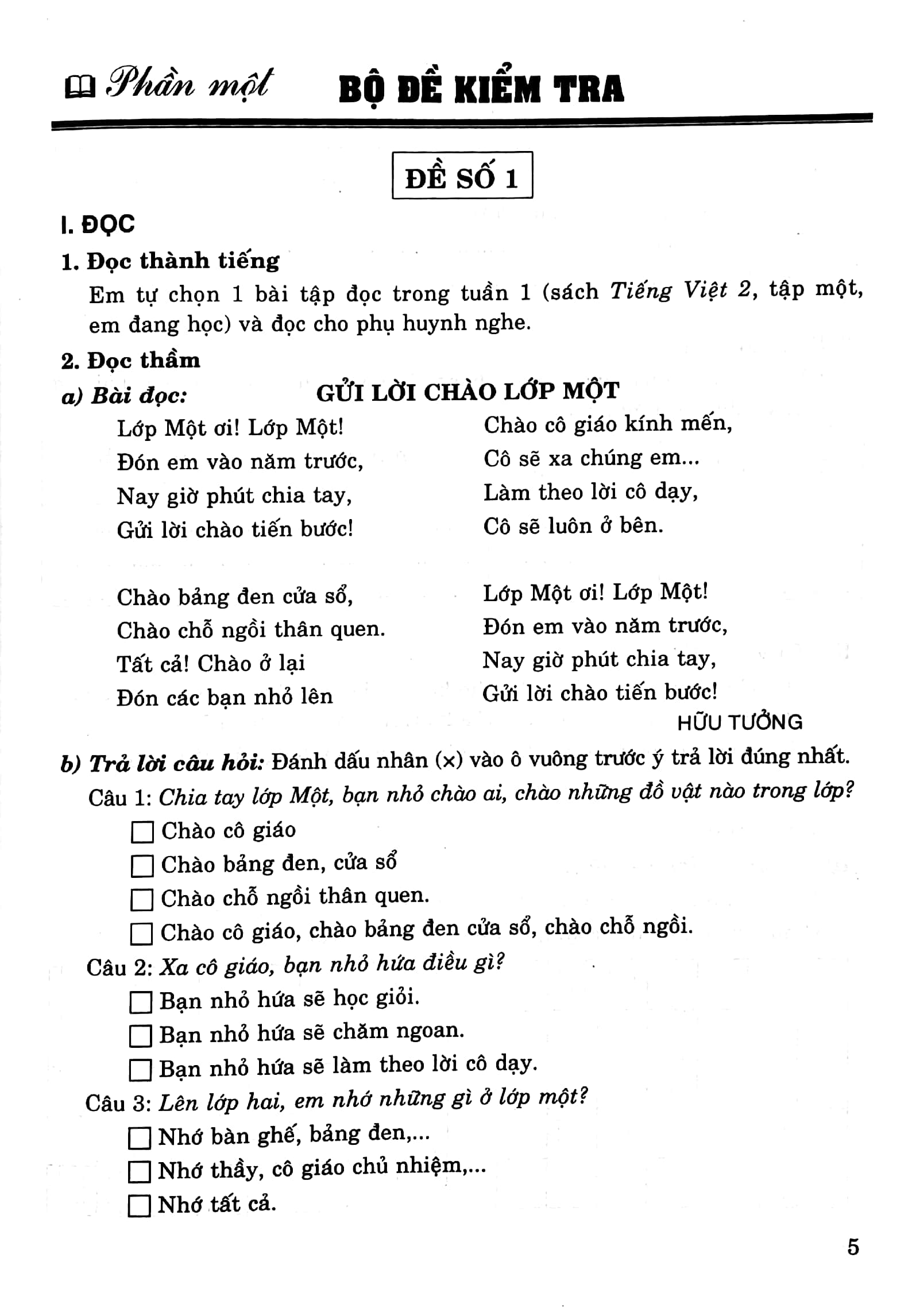 Tuyen Tap De Kiem Tra Tieng Viet Lop 2 (Bien Soan Theo Chuong Trinh Giao Duc Pho Thong Moi) - Ảnh 5