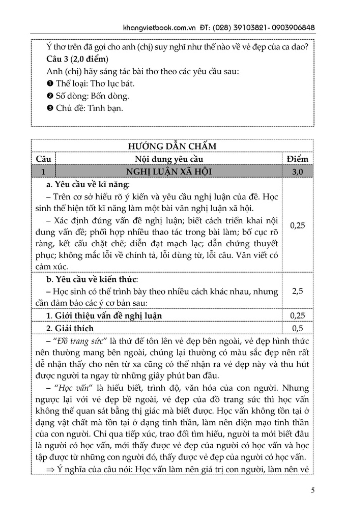 tuyển tập đề thi học sinh giỏi ngữ văn thpt qua các kì thi - Ảnh 7