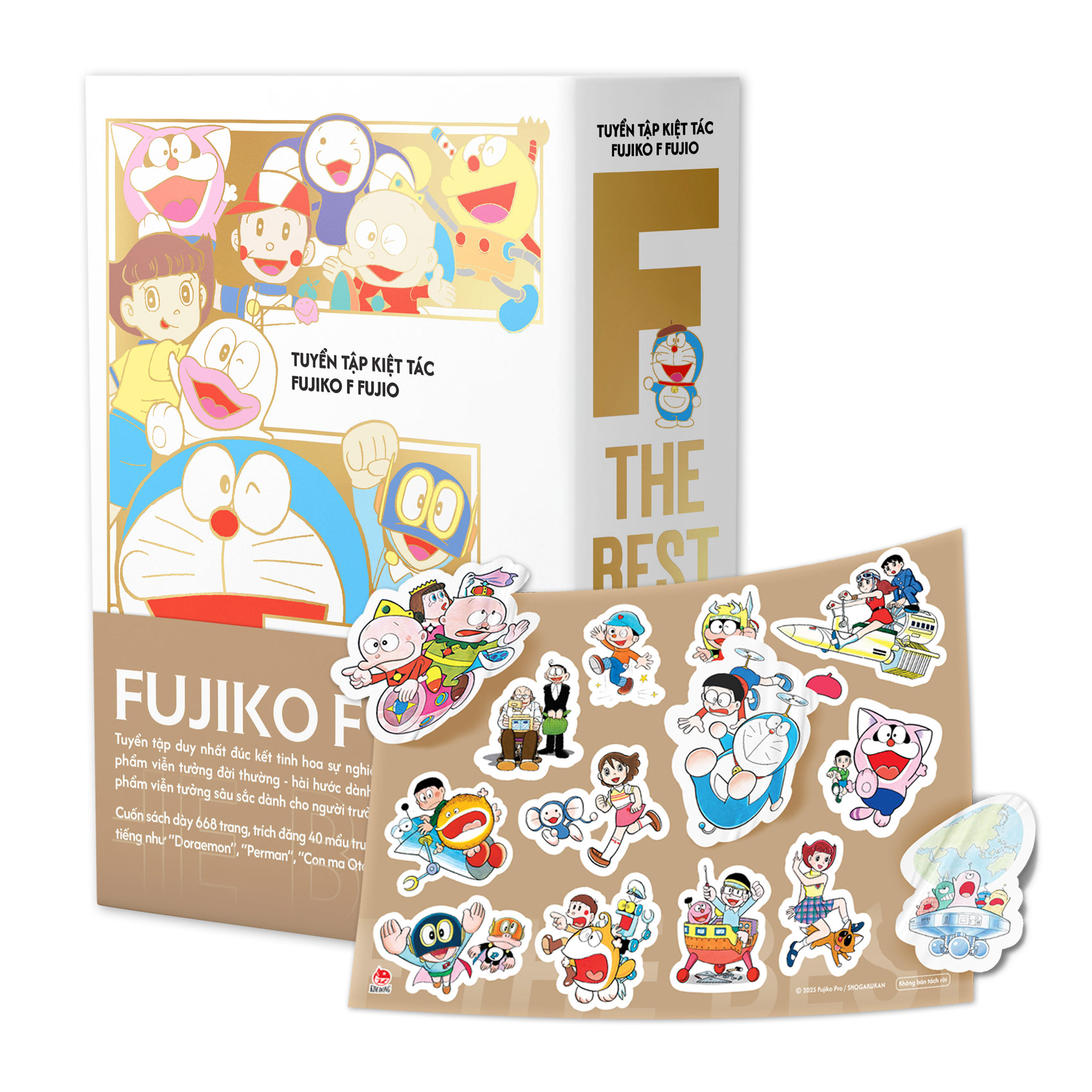 Tuyển Tập Kiệt Tác Fujiko F Fujio - F The Best - Tặng Kèm Set Sticker Khổ Lớn - Ảnh 2