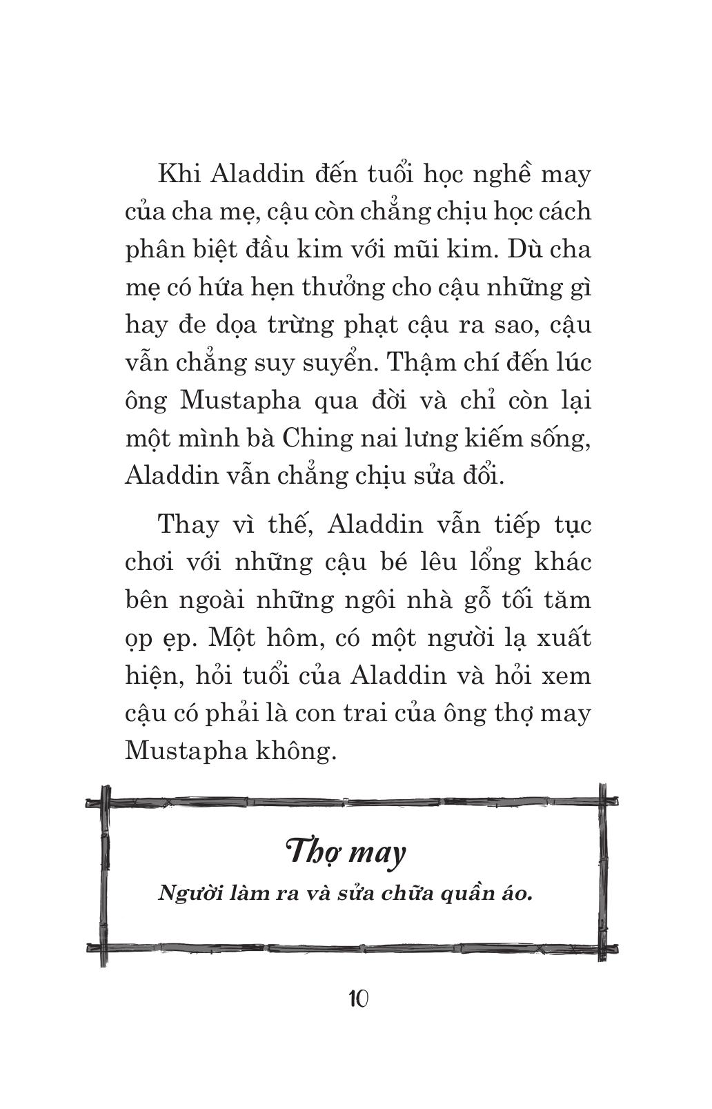 tuyển tập nghìn lẻ một đêm - aladdin và cây đèn thần - Ảnh 7