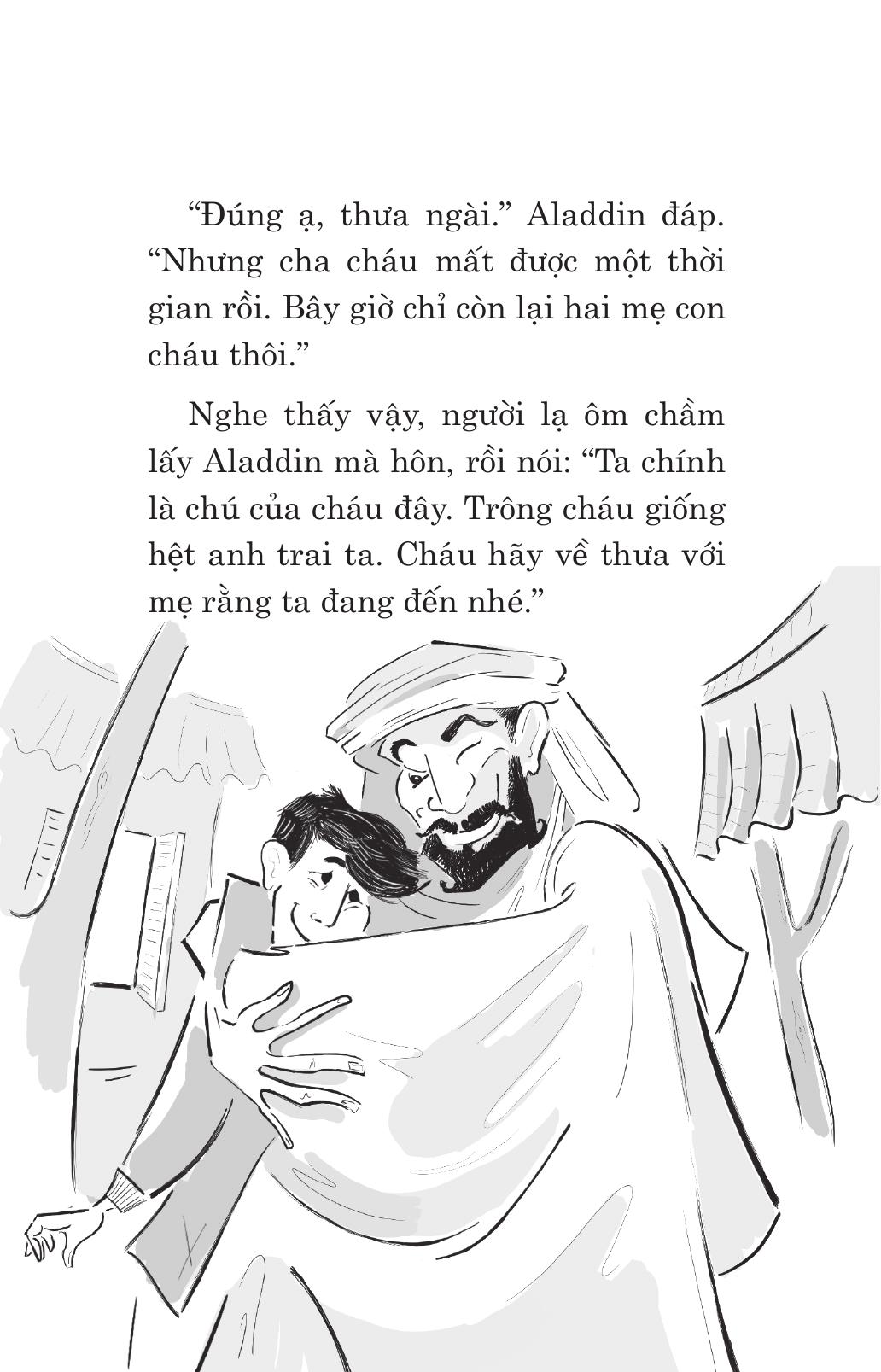 tuyển tập nghìn lẻ một đêm - aladdin và cây đèn thần - Ảnh 8