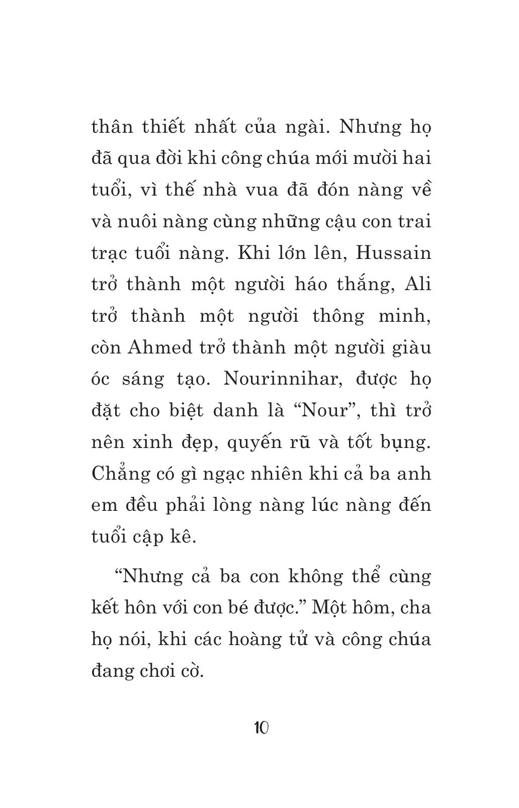 tuyển tập nghìn lẻ một đêm - ba hoàng tử và tấm thảm thần - Ảnh 7