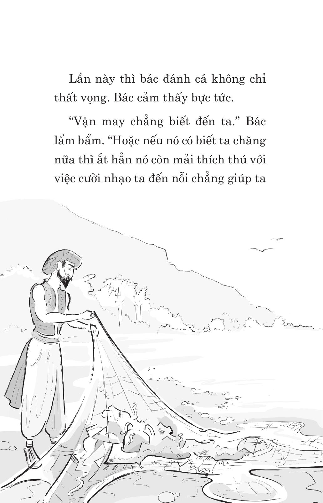 tuyển tập nghìn lẻ một đêm - người đánh cá và vị thần - Ảnh 8