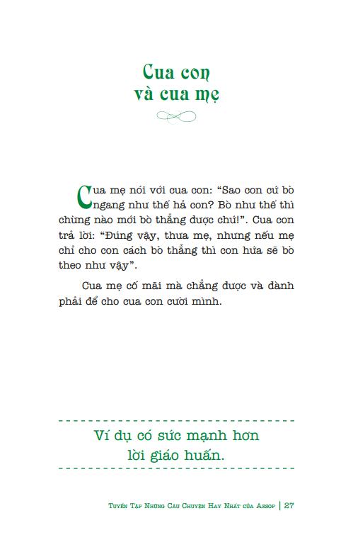 tuyển tập những câu chuyện hay nhất của aesop (song ngữ anh-việt) - Ảnh 4