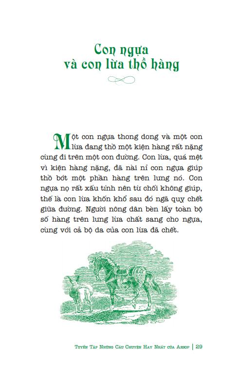 tuyển tập những câu chuyện hay nhất của aesop (song ngữ anh-việt) - Ảnh 6