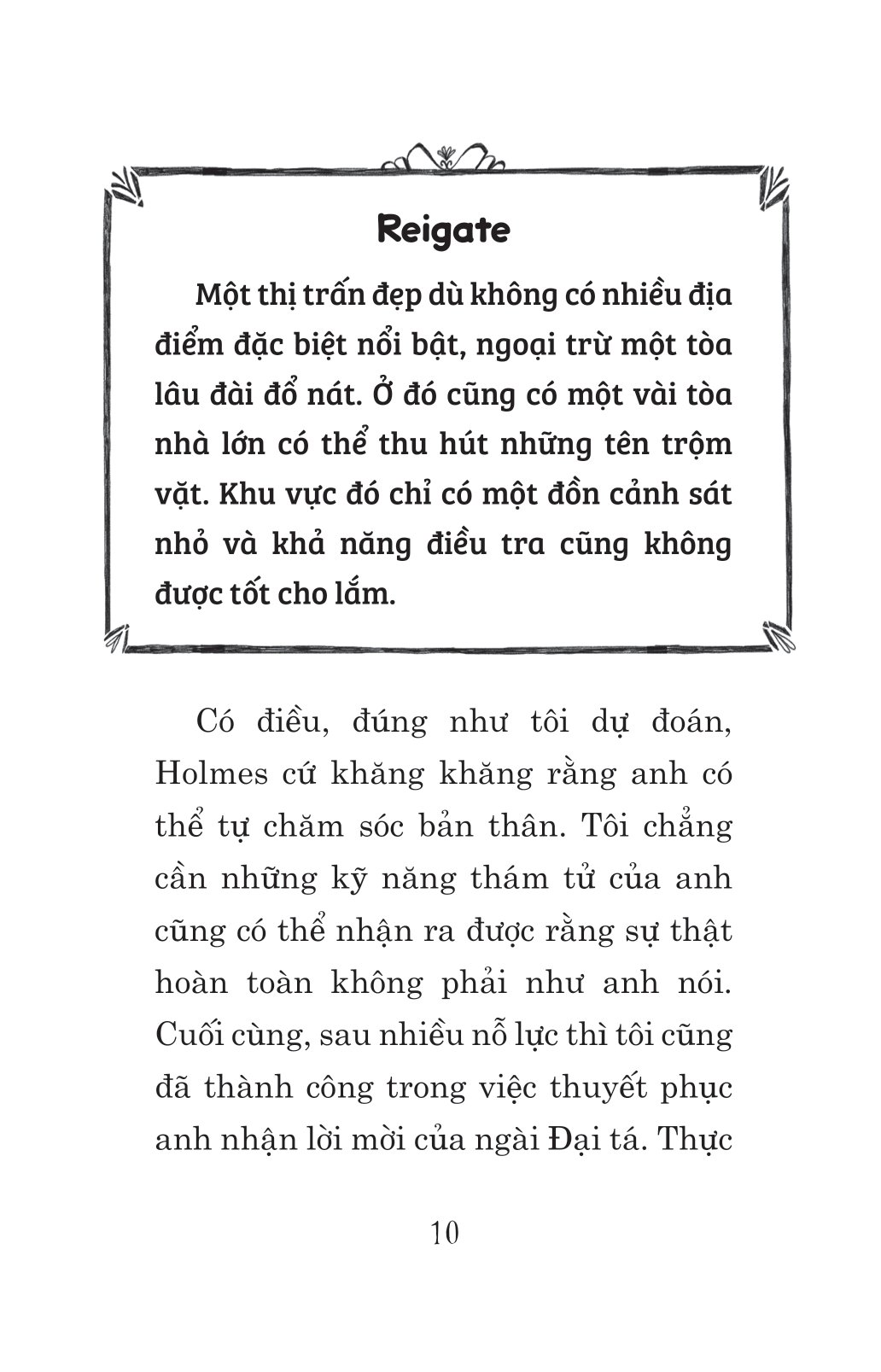 tuyển tập sherlock holmes - những bí mật và báu vật bị đánh cắp - vị điền chủ vùng reigate - Ảnh 8