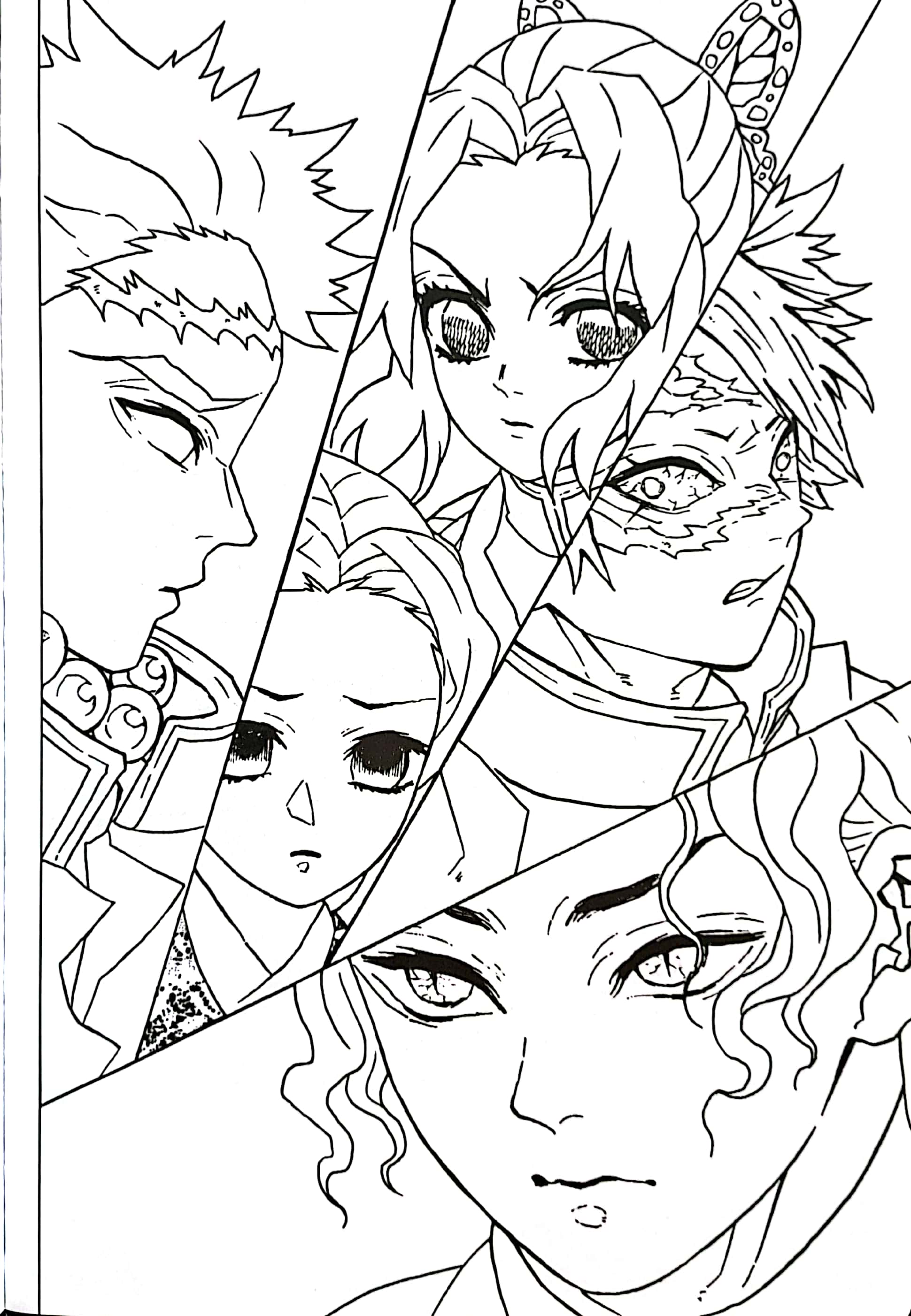 tuyển tập tranh tô màu thanh gươm diệt quỷ - cam - Ảnh 7