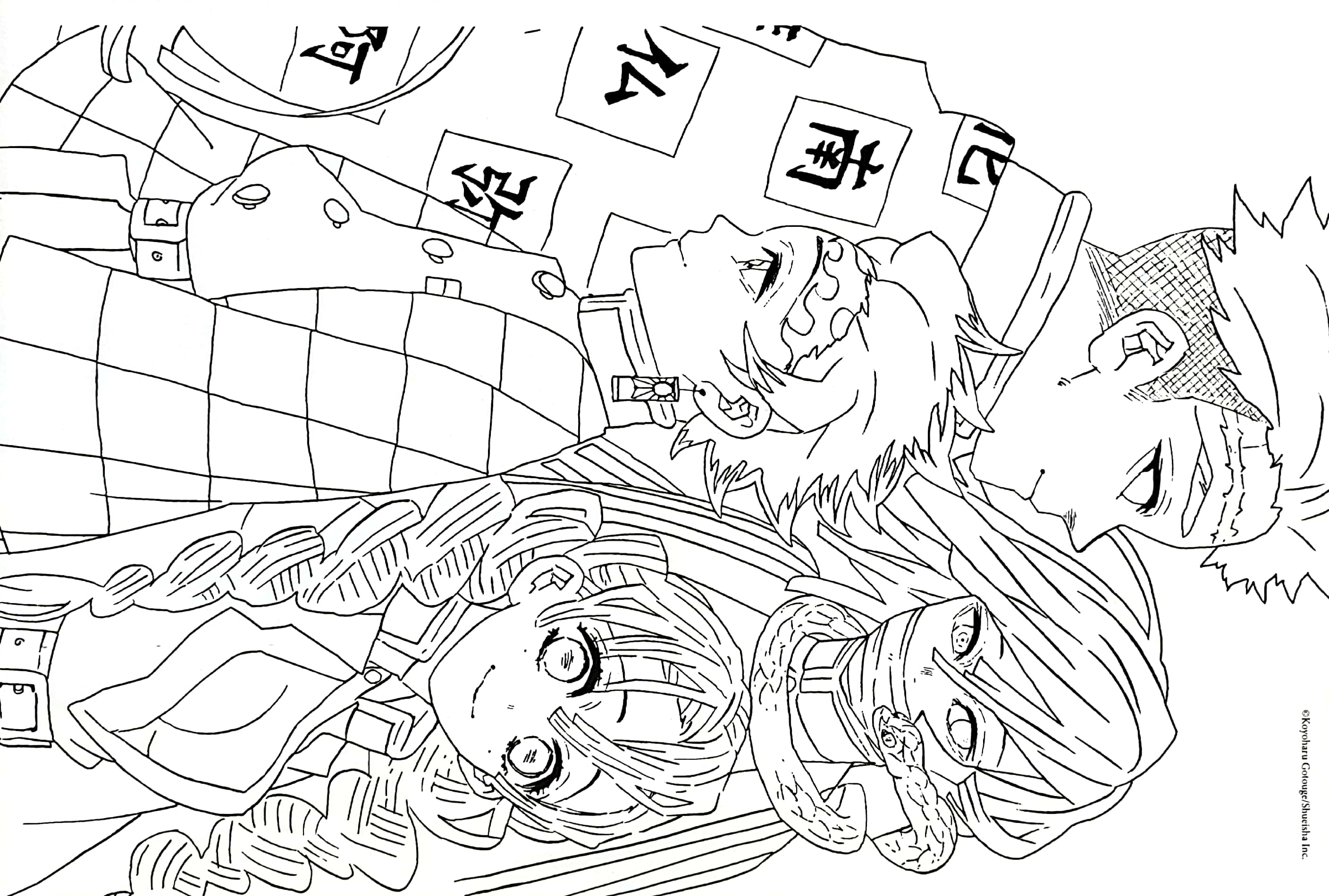 tuyển tập tranh tô màu thanh gươm diệt quỷ - lam - Ảnh 7