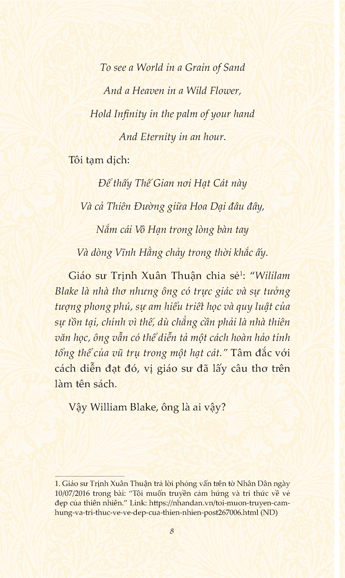 Tuyển Tập William Blake - Khúc Ca Thơ Ngây Và Từng Trải - Ảnh 5