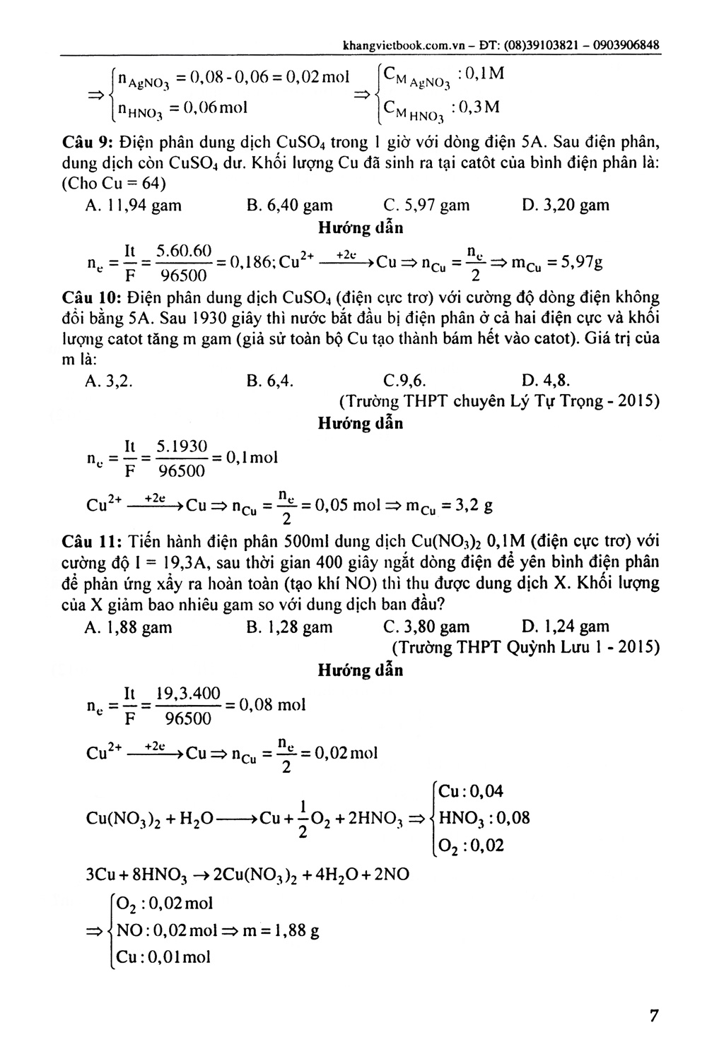 tuyệt đỉnh công phá đề thi thpt quốc gia hóa học chuyên đề bài tập vô cơ - Ảnh 10