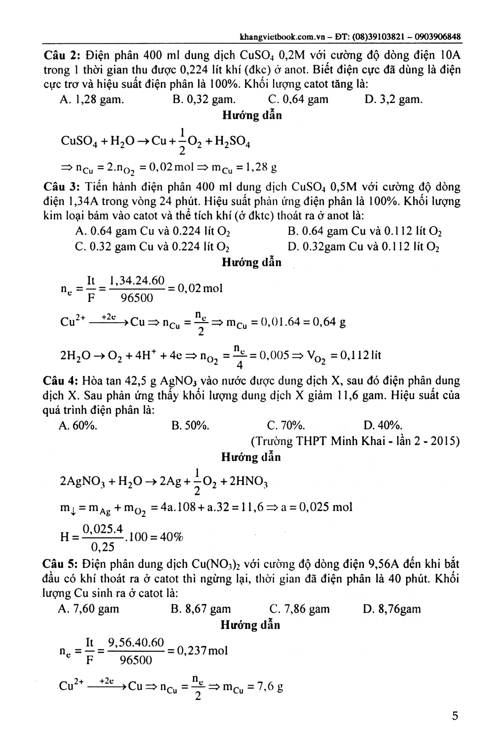 tuyệt đỉnh công phá đề thi thpt quốc gia hóa học chuyên đề bài tập vô cơ - Ảnh 8