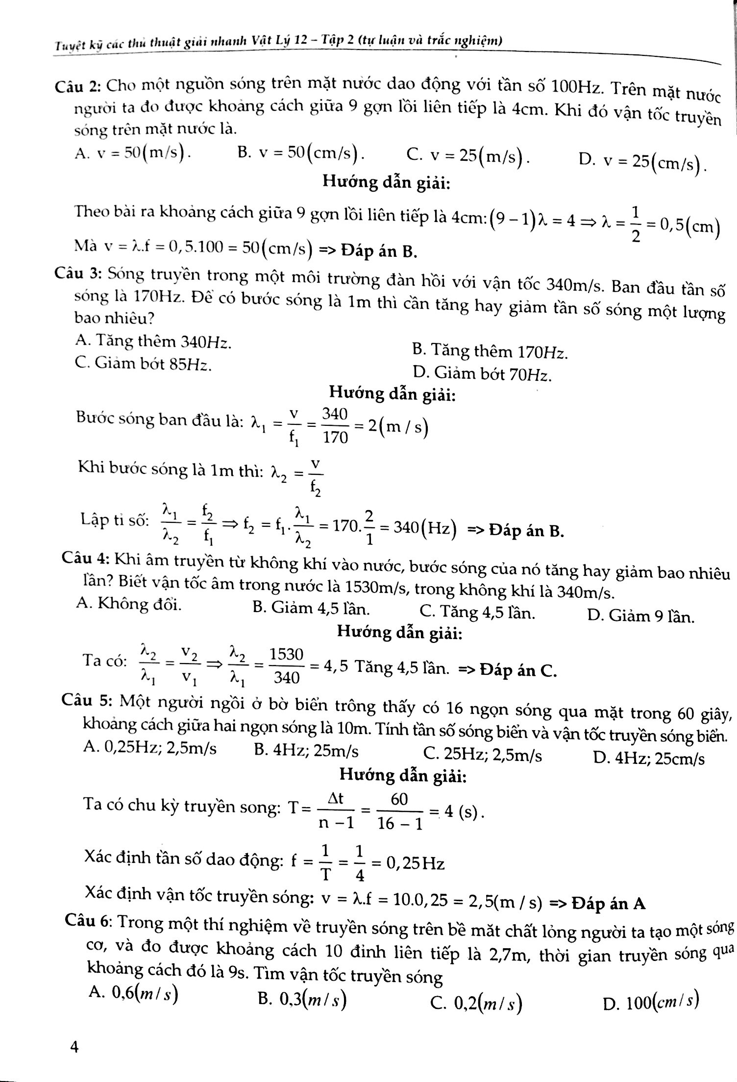 tuyệt kĩ các thủ thuật giải nhanh vật lý 12 - tập 2 - Ảnh 4