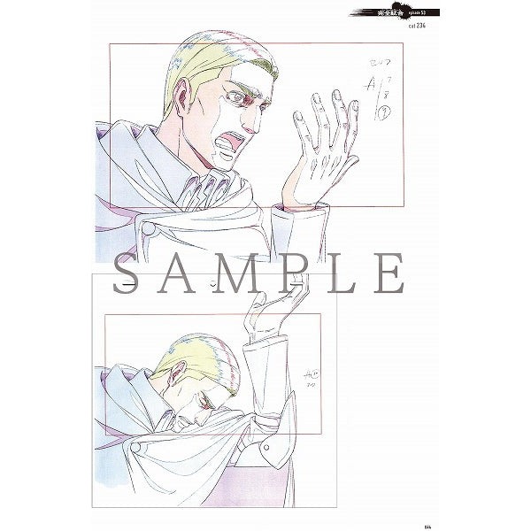 TVアニメ 進擊の巨人 Season 3 原畵集2 - Tv Anime Shingeki No Kyojin Season 3 Genga Taka 2 - Attack On Titan Season 3 Original Drawings 2 - Ảnh 2