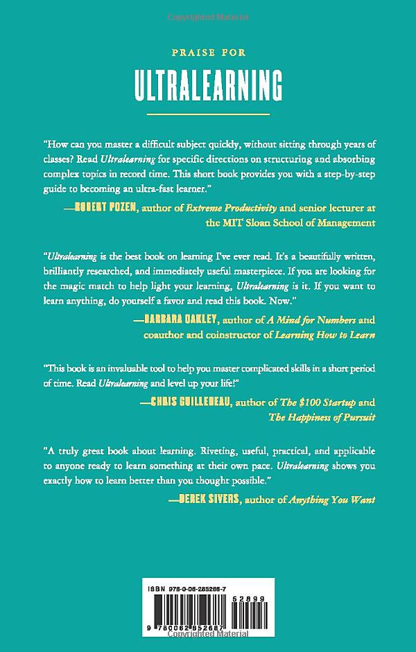 ultralearning: master hard skills, outsmart the competition, and accelerate your career - Ảnh 16