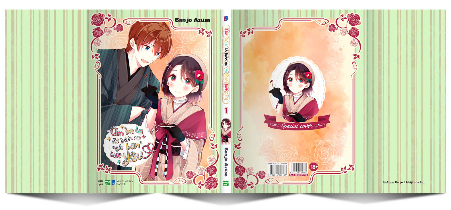 úm ba la hô biến ra “cô bạn” biết yêu - tập 1 - bản sưu tầm - tặng kèm bìa áo đặc biệt + mirror card + set photocard và decor sticker + shikishi + poster - Ảnh 3