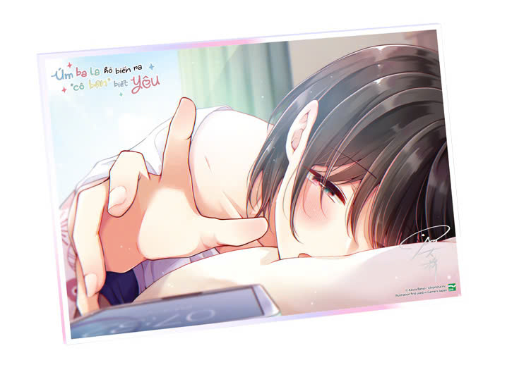 úm ba la hô biến ra “cô bạn” biết yêu - tập 1 - bản sưu tầm - tặng kèm bìa áo đặc biệt + mirror card + set photocard và decor sticker + shikishi + poster - Ảnh 6