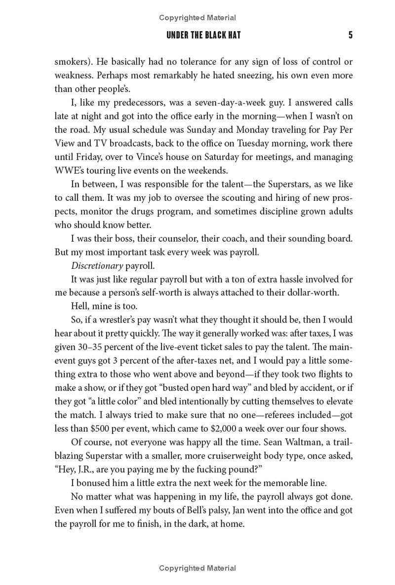 under the black hat: my life in the wwe and beyond - Ảnh 10