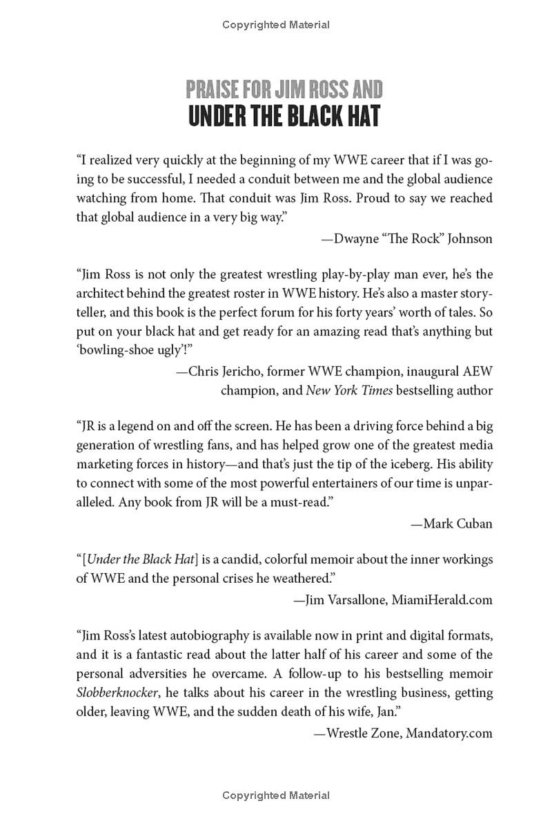 under the black hat: my life in the wwe and beyond - Ảnh 3