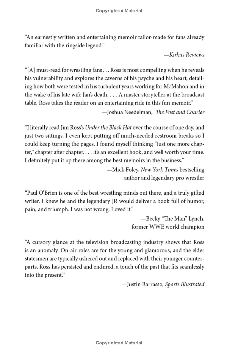 under the black hat: my life in the wwe and beyond - Ảnh 4